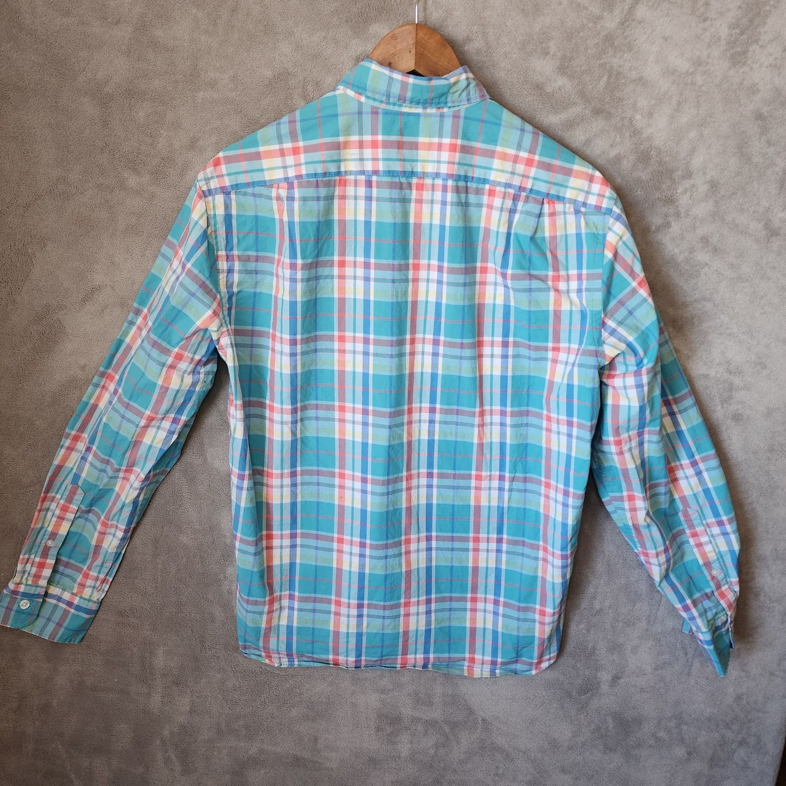 J.Crew J.Crew Flex Slim Fit Plaid Shirt Large Blue Pink White Size US L / EU 52-54 / 3 - 3 Thumbnail