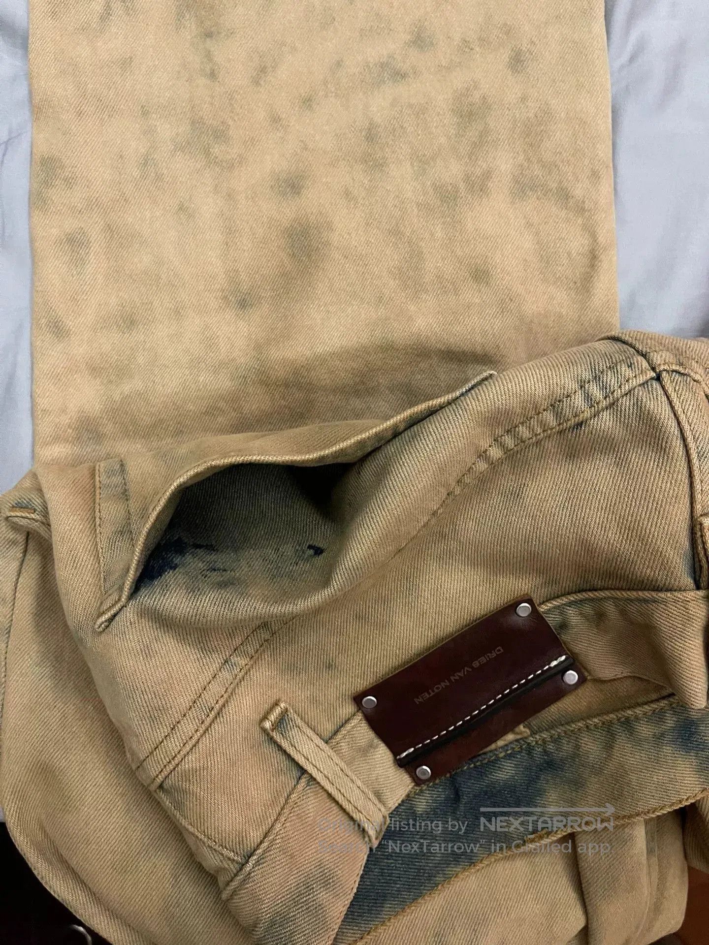 Dries Van Noten unique dyed wide. Size US 33 - 6 Thumbnail