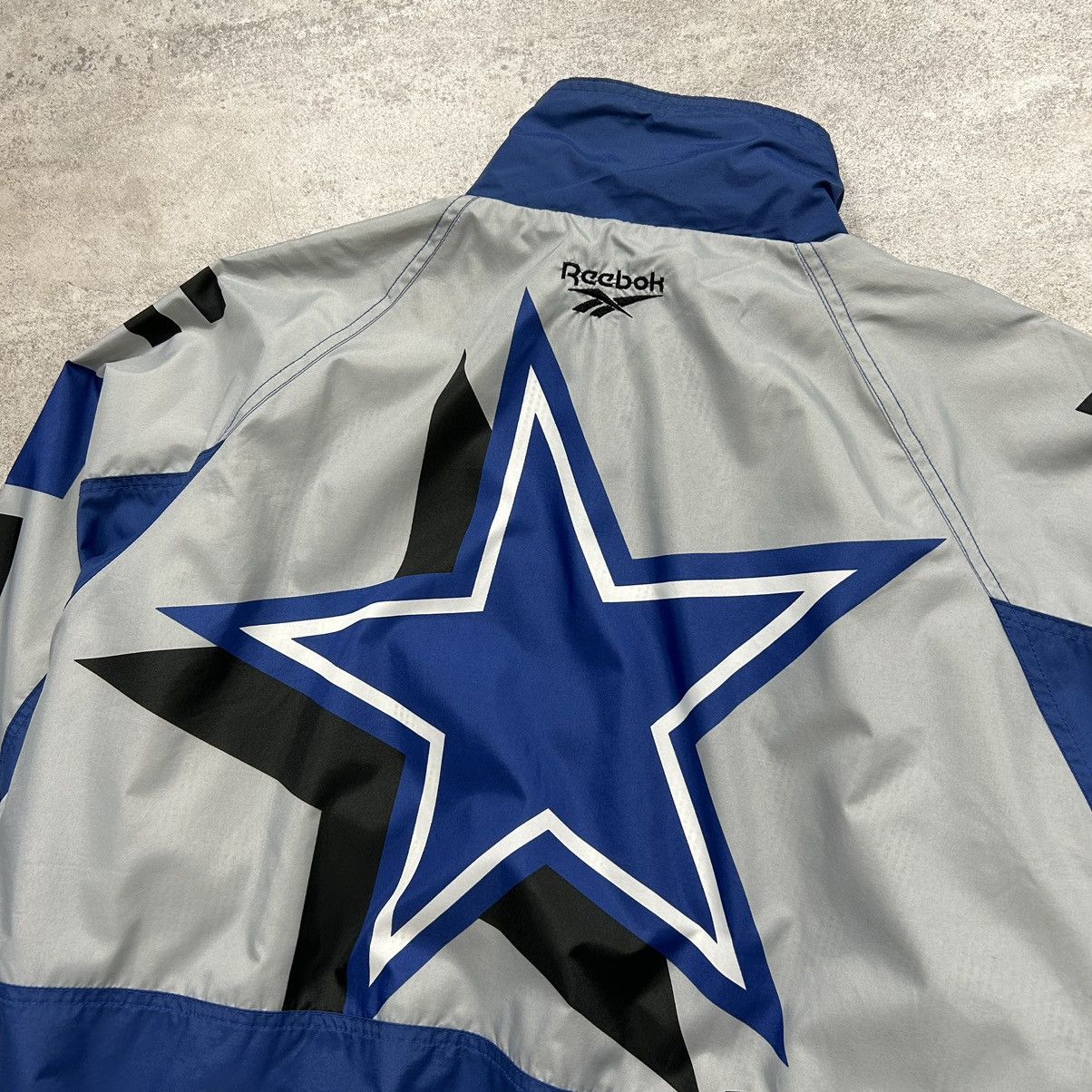 NFL × Reebok × Vintage VTG 90s NFL DALLAS COWBOYS REEBOK WINDBREAKER JACKET Size US L / EU 52-54 / 3 - 3 Thumbnail