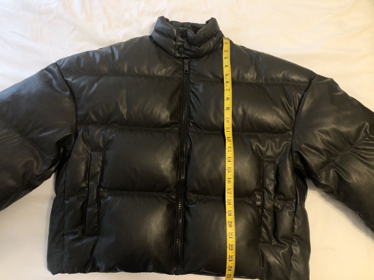 A. A. Spectrum A. A. SPECTRUM Khaki Down Faux-Leather Puffer Jacket Size US XS / EU 42 / 0 - 6 Thumbnail