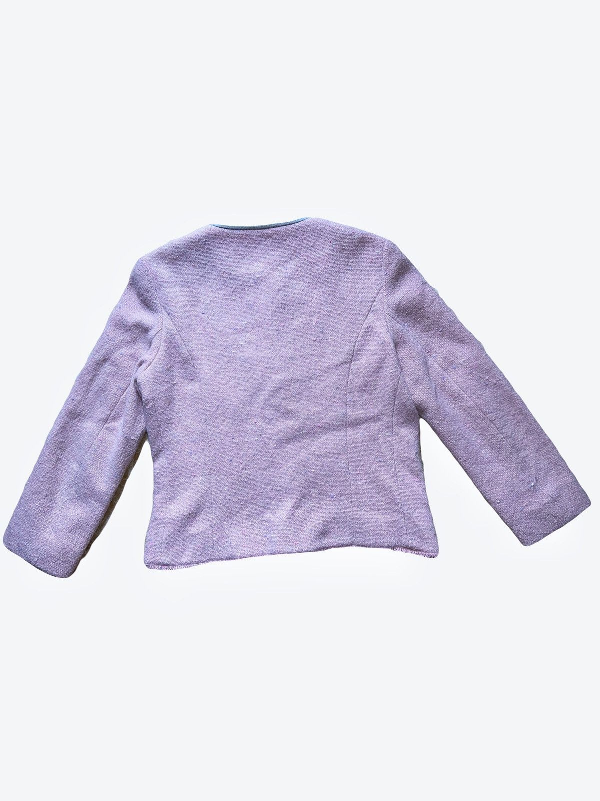 Japanese Brand Italy pink tweed jacket 💕🎀 Size XS / US 0-2 / IT 36-38 - 3 Thumbnail