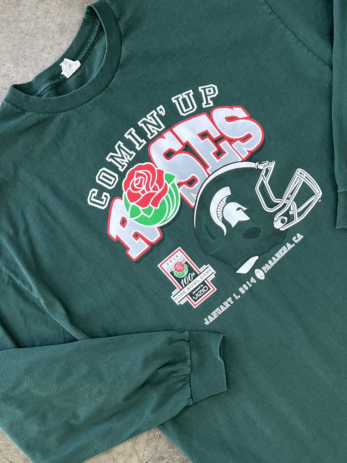 NCAA Michigan State 100th Rose Bowl Game Tee Size US XXL / EU 58 / 5 - 1 Thumbnail
