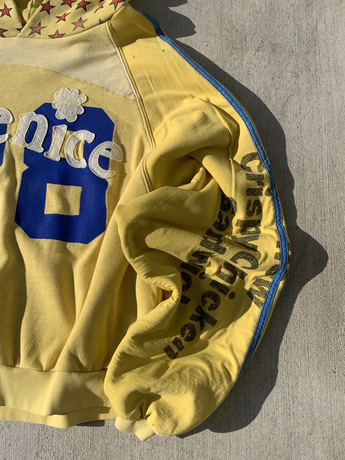 ERL ERL x SSENSE XX yellow “Be Nice” Hoodie Size US M / EU 48-50 / 2 - 3 Thumbnail