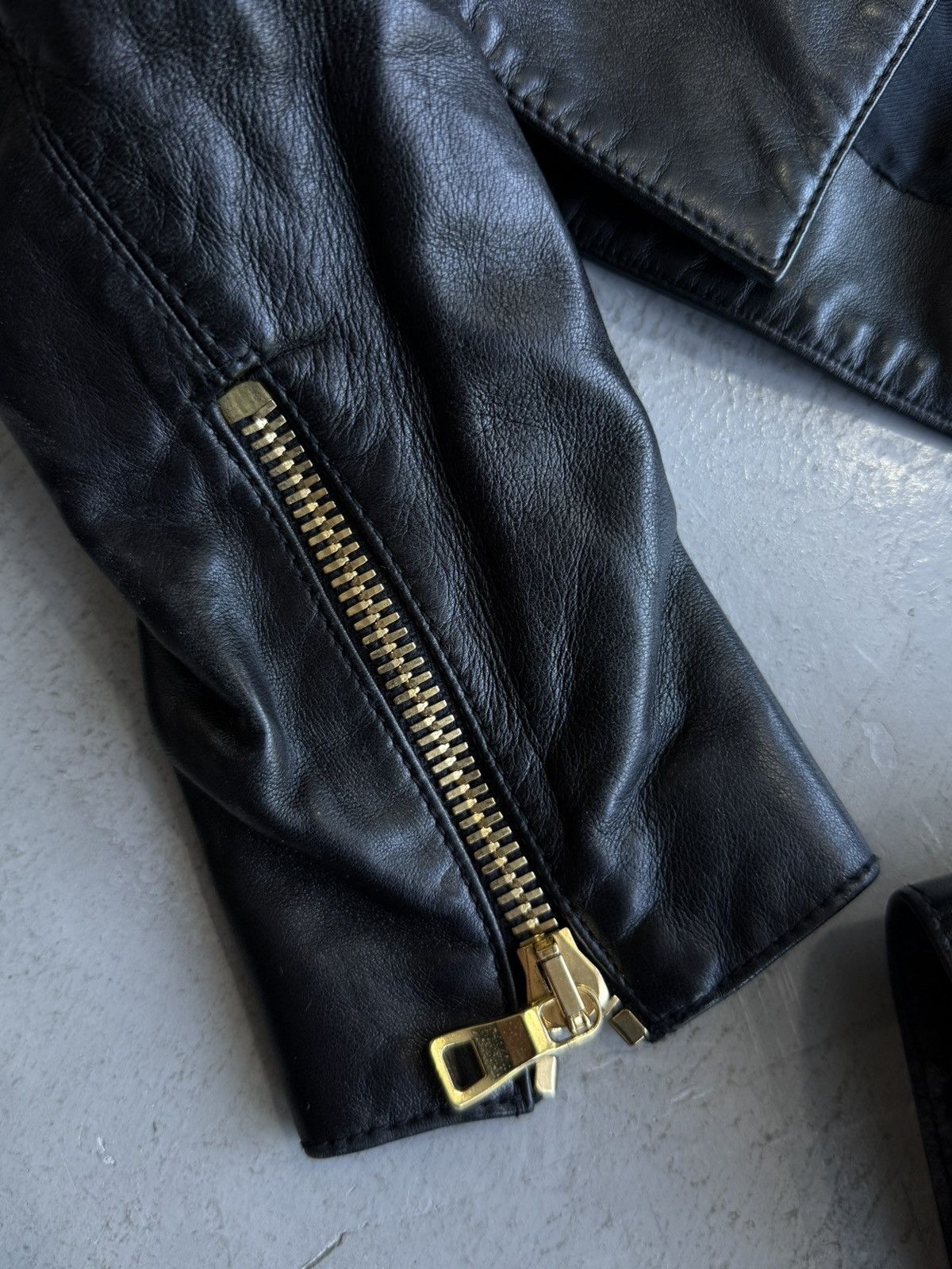 Balmain Balmain - Vintage Quilted Leather Lambskin Cropped Jacket Size S / US 4 / IT 40 - 8 Thumbnail