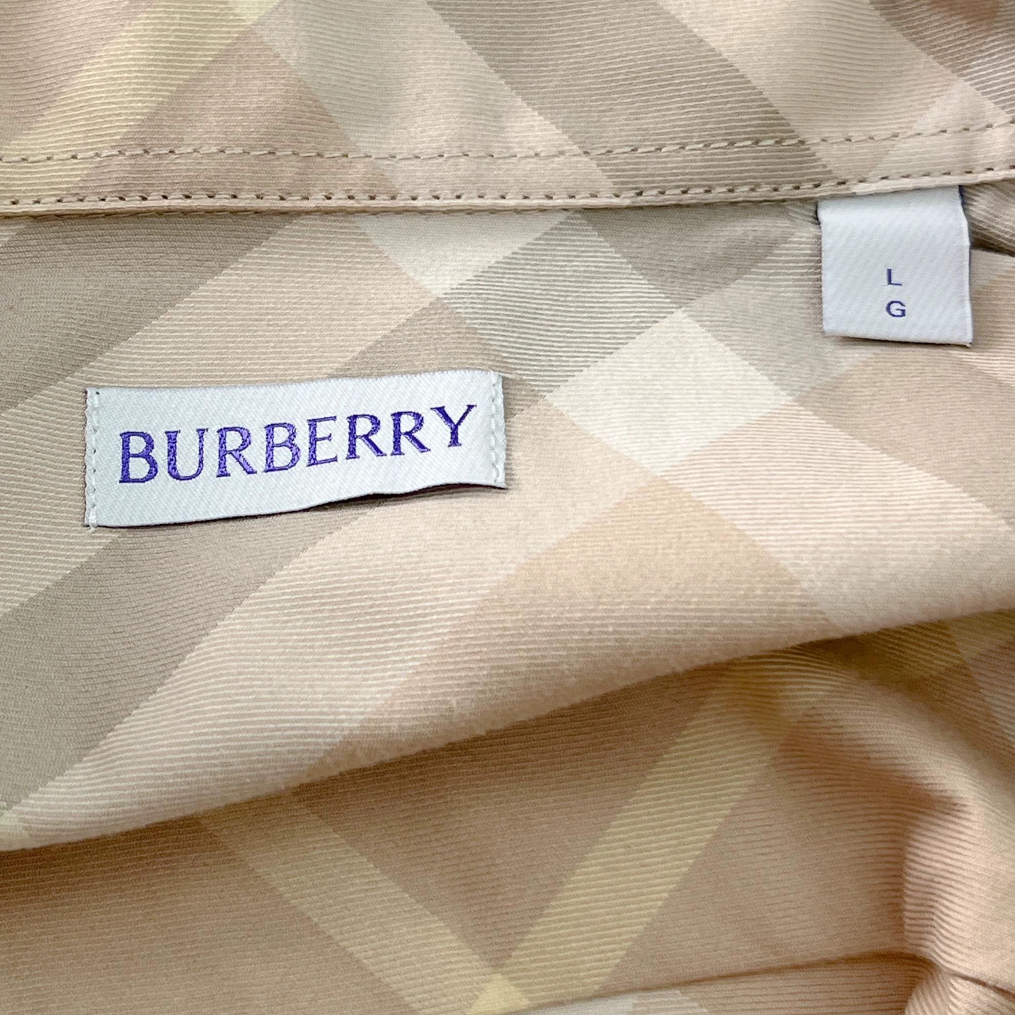 Burberry Burberry Check long-sleeve shirt L/G Size L / US 10 / IT 46 - 7 Thumbnail