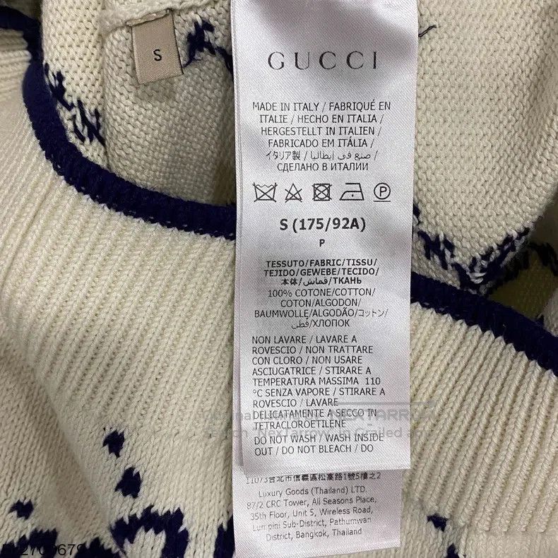 Gucci Gucci Knitted sweater full of old flowers Size US S / EU 44-46 / 1 - 5 Thumbnail