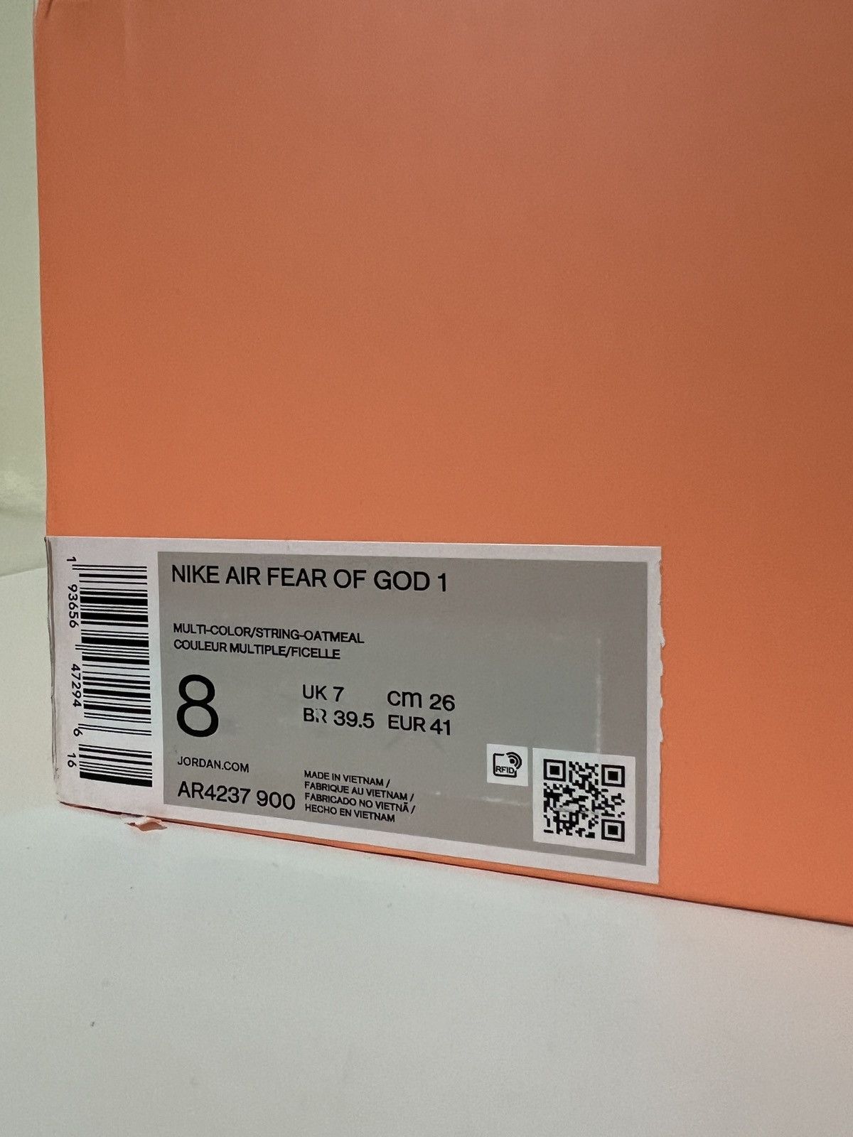 Other 2019 NIKE AIR FEAR OF GOD 1 Size US 8 / EU 41 - 7 Thumbnail
