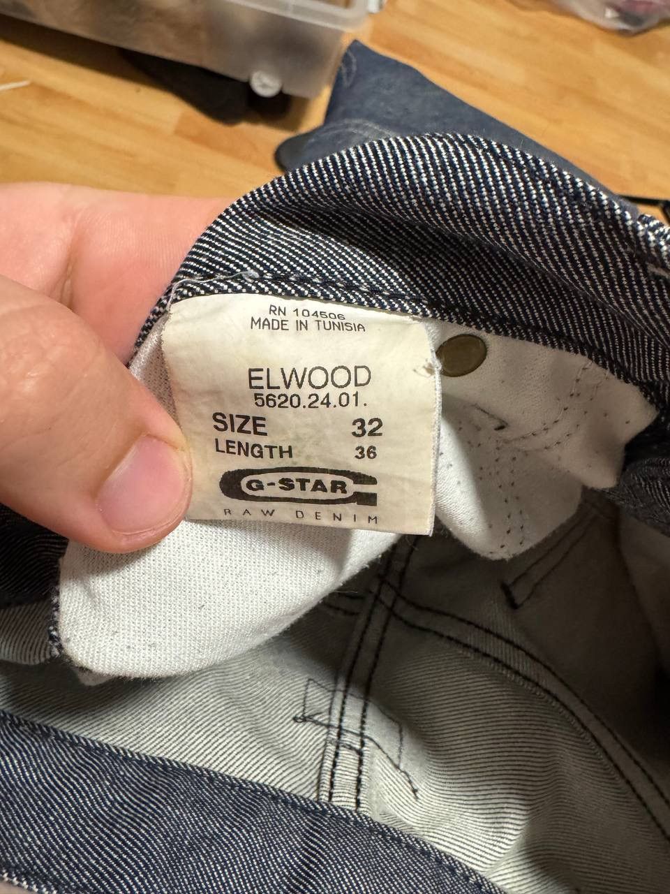 G-Star G-Star RAW Originals Loose Fit Jeans Vintage Wash Size US 32 / EU 48 - 6 Thumbnail