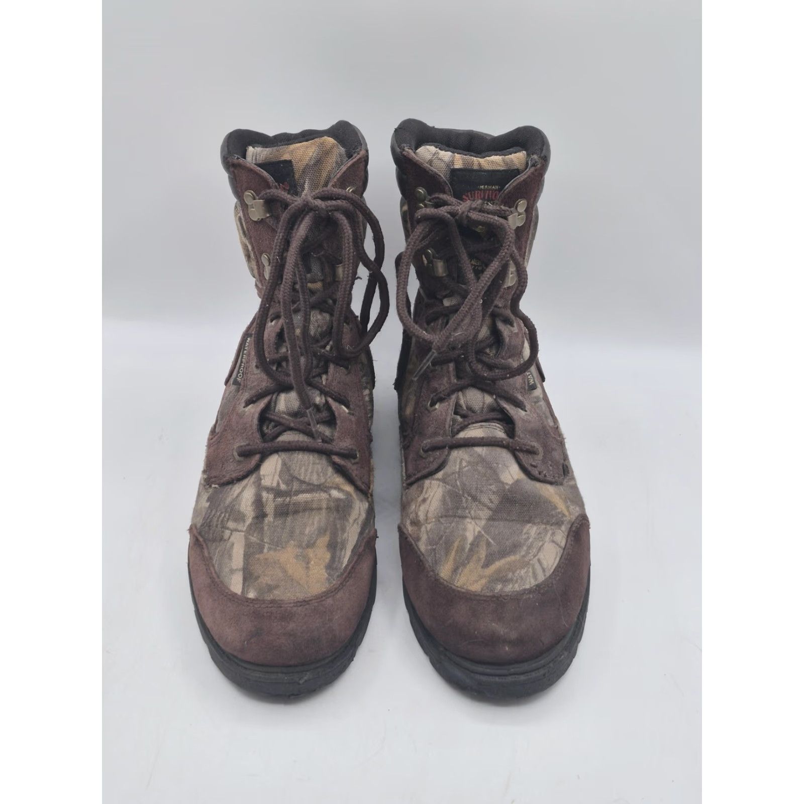 Hunter Boots Mens Size 9.5‎ Brown Leather Camo Waterproof Hunting Combat 2578805 Hunter M-05 Grom Boots - Brown - Buy Online - MILITARY Shop main image 4