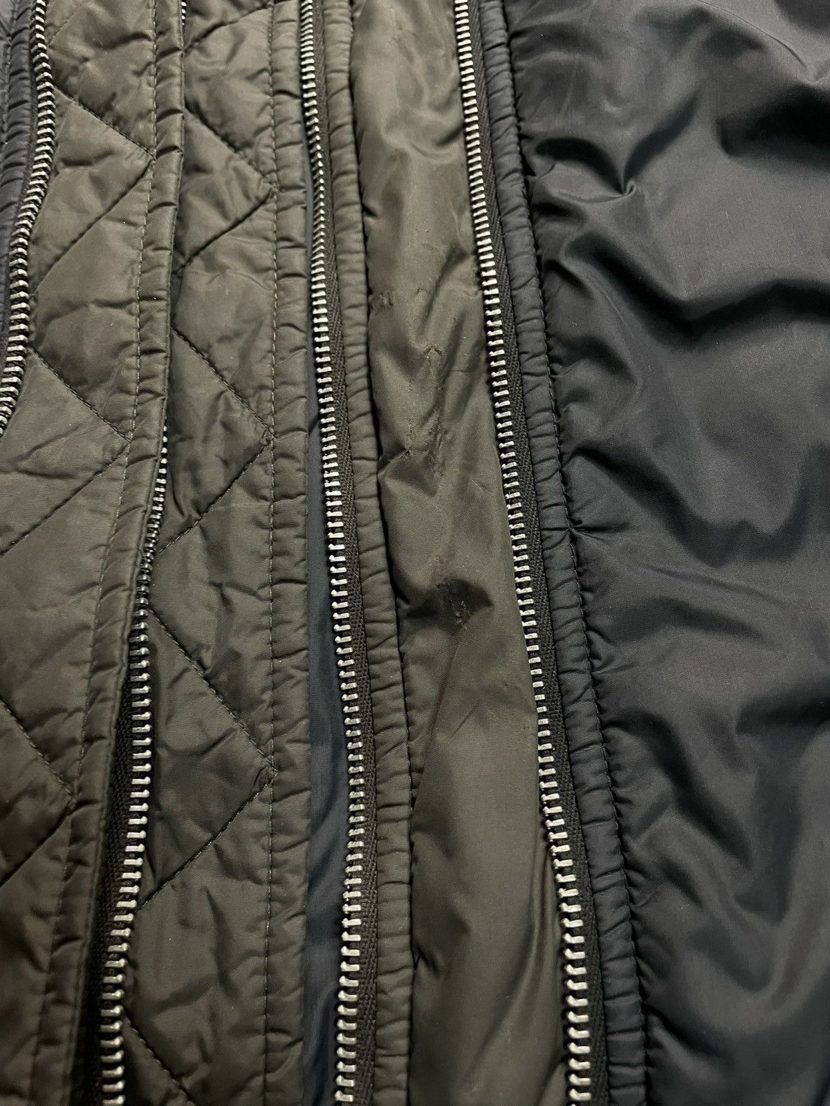 Allsaints AllSaints Double Zip Vtg Y2K Archive Suede Bmbr Jkt L Size US M / EU 48-50 / 2 - 9 Thumbnail