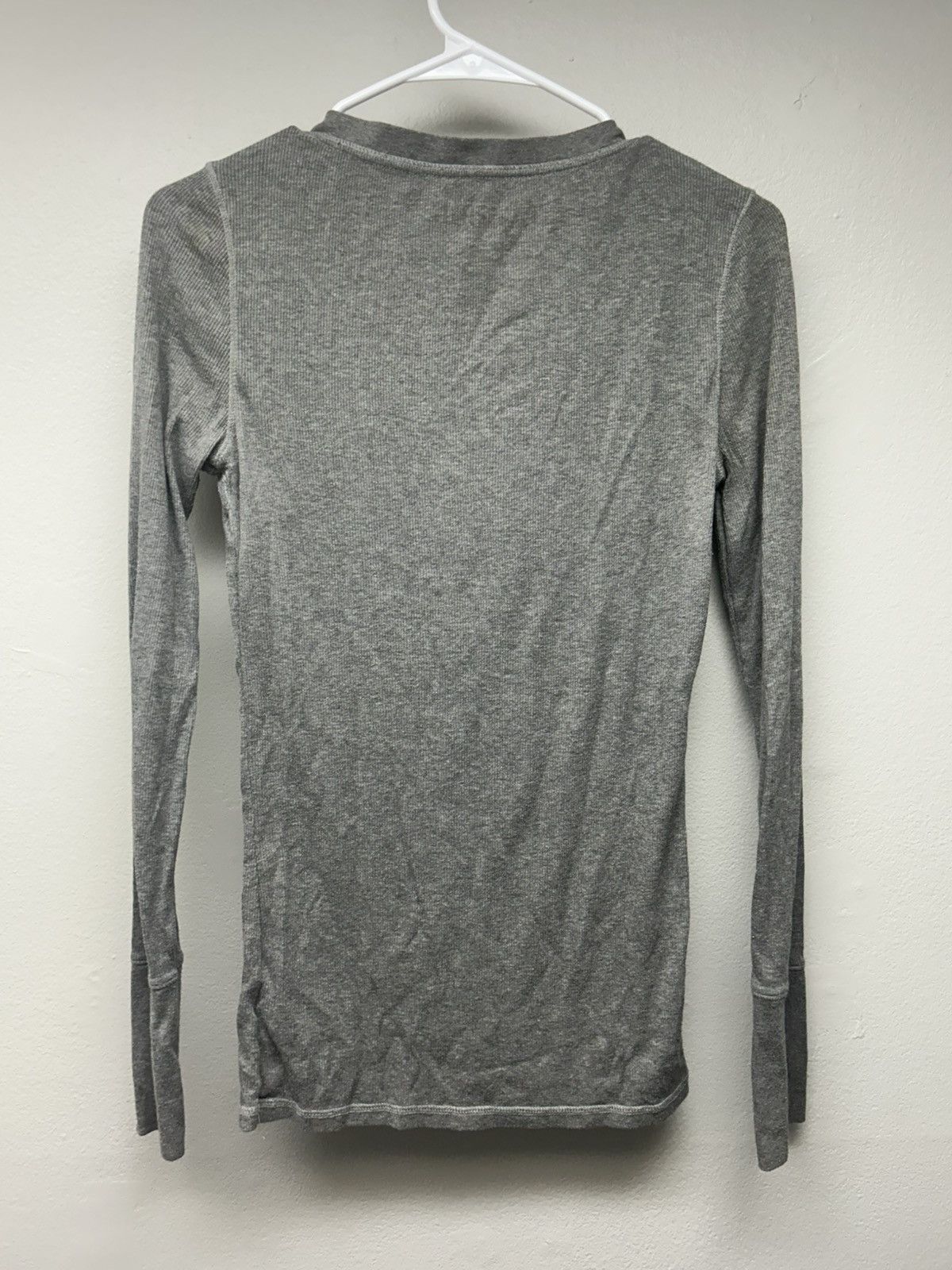 Aeropostale Aeropostale NY Embroidered Grey Button Shirt Size L / US 10 / IT 46 - 3 Thumbnail