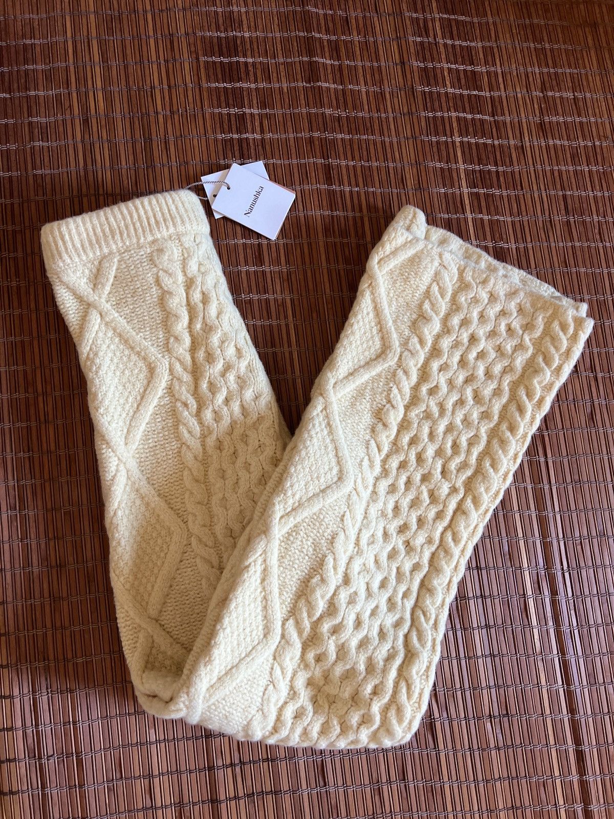 Nanushka Nanushka Rufa Pale Yellow Cashmere/Merino Wool Straight Pant Size 27" / US 4 / IT 40 - 11 Thumbnail