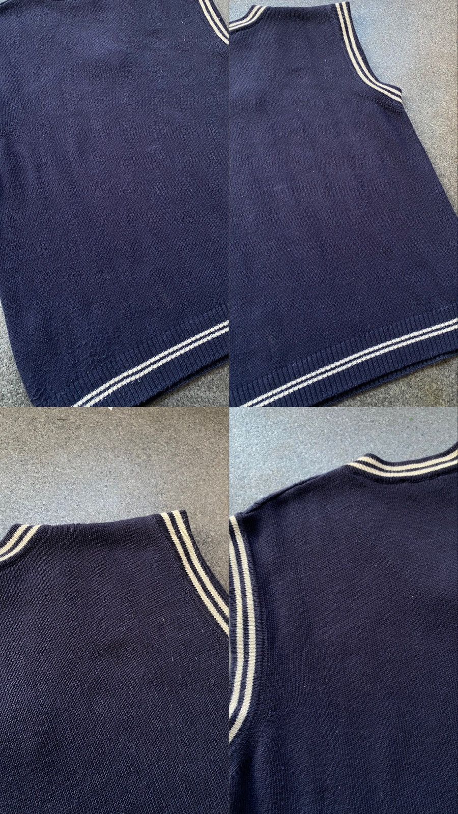 Valentino × Vintage Valentino Sweater Vest Ribbed Hem V Neck Pullover Size US M / EU 48-50 / 2 - 9 Thumbnail