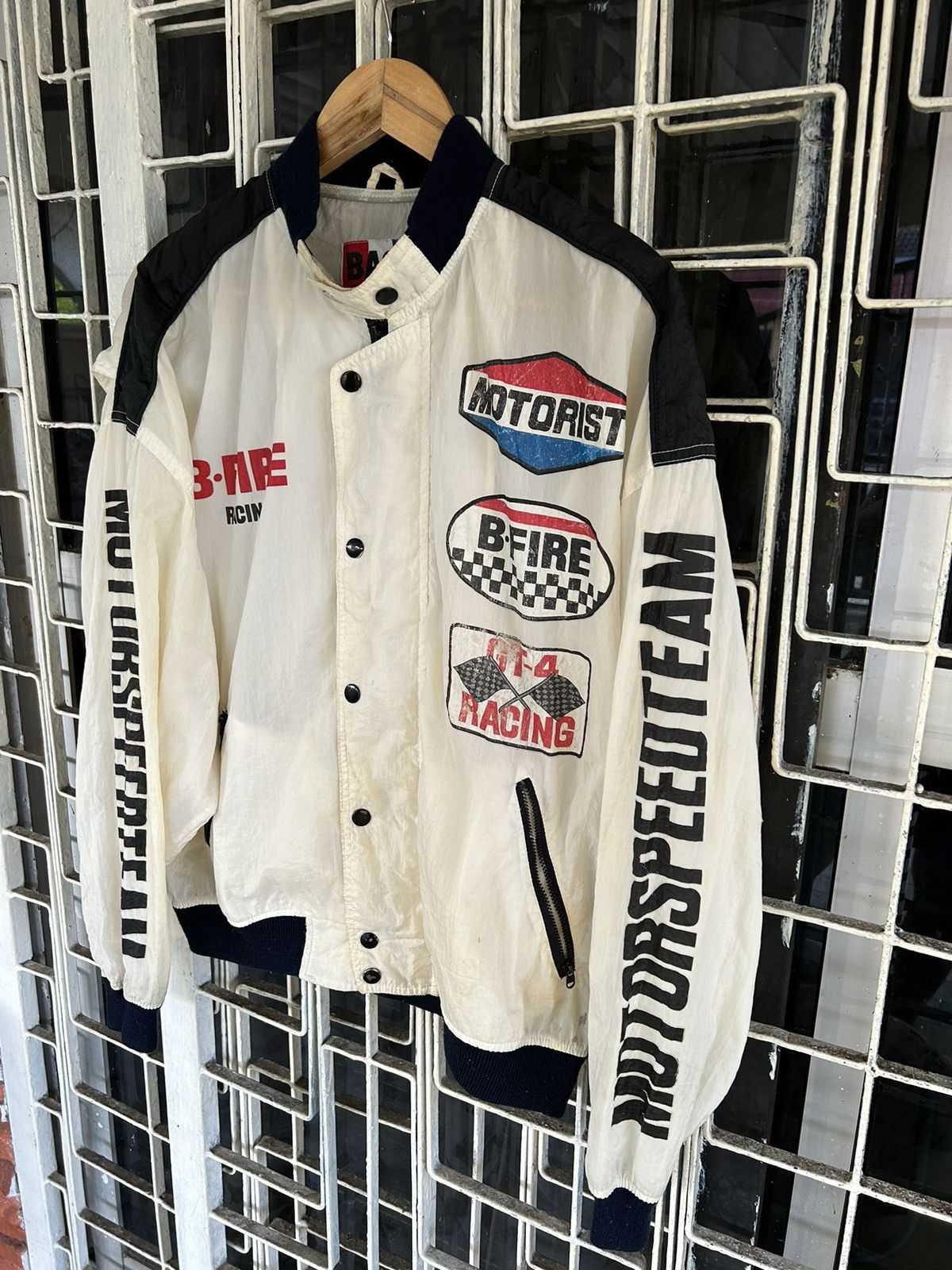 Vintage 💥RACING VINTAGE BACK FIRE RACING JACKET Size US XL / EU 56 / 4 - 2 Thumbnail