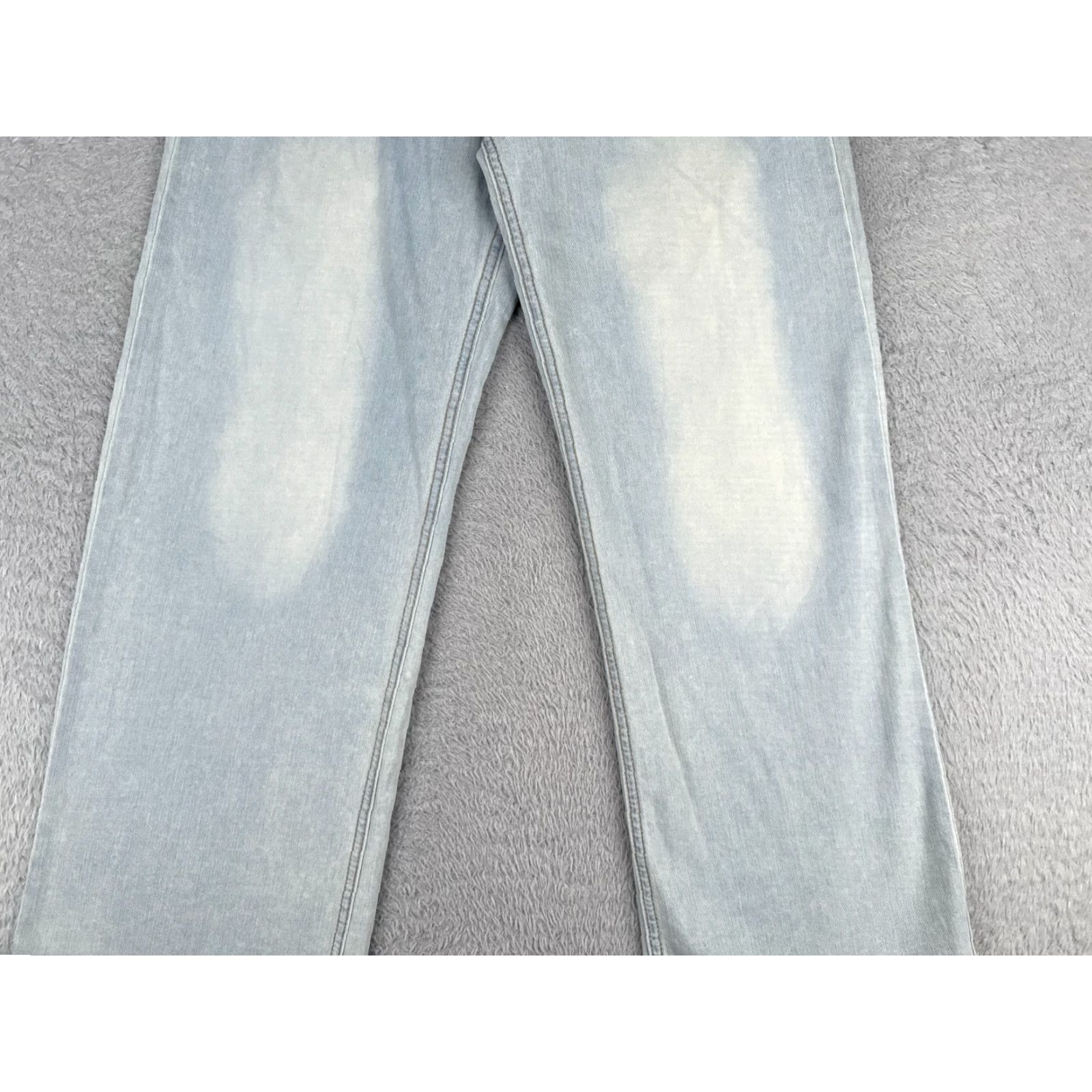 Vintage Gold Trans Jeans Womens 28 Blue Denim Light Wash Distressed 28x30 Regular 5-Pocket Design Zip Button Jeans Womens Size 28" / US 6 / IT 42 - 3 Thumbnail