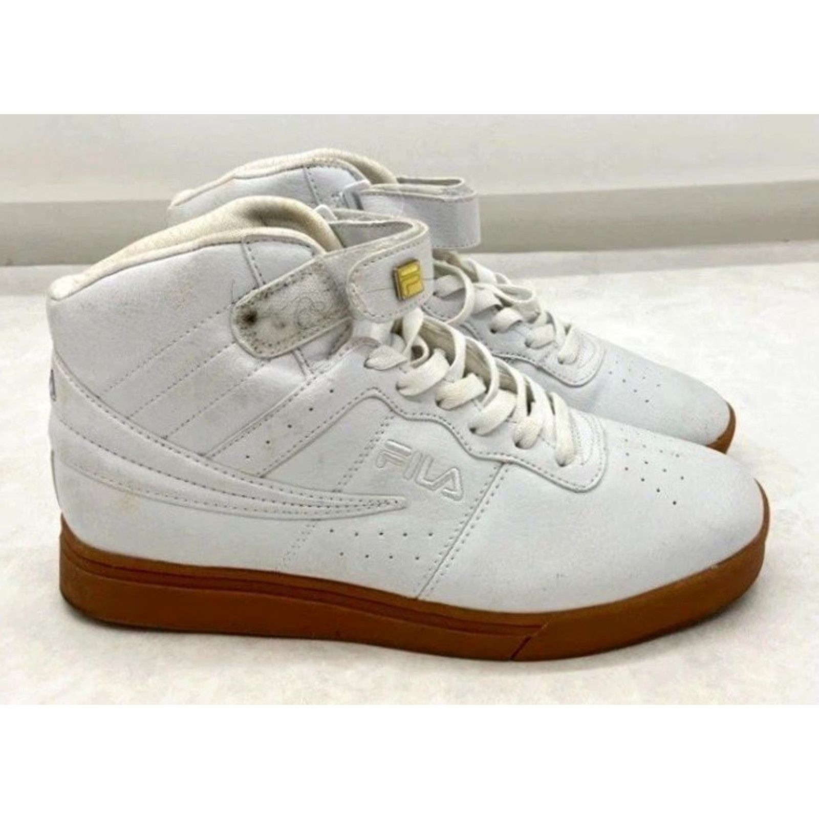 Fila Fila Vulc 13 White High Top Sneakers Women US 8.5 Lace Up Straps Athletic Shoes Size US 9 / IT 39 - 2 Thumbnail