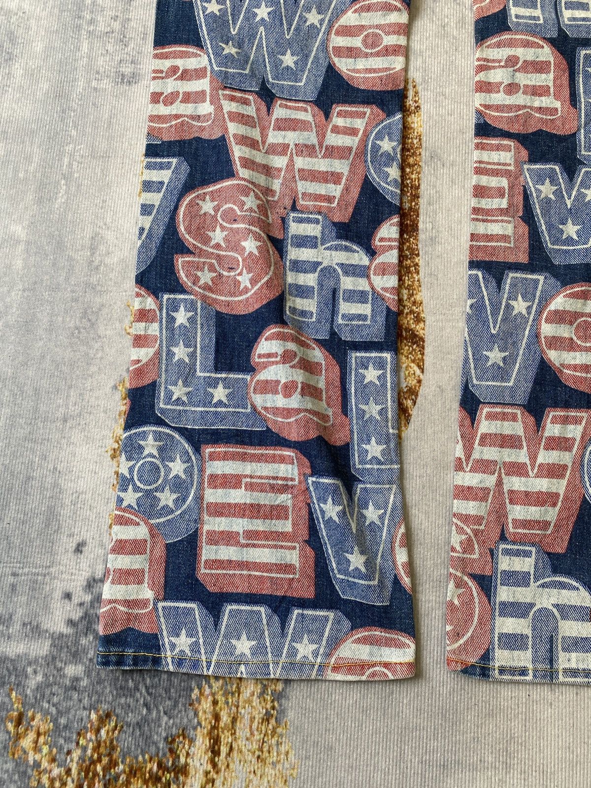 Hysteric Glamour AW1998 Japanese Brand Hysteric Glamour Overprint Jeans Size US 28 / EU 44 - 12 Thumbnail