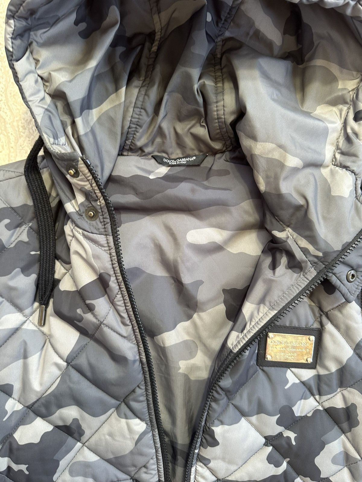 Dolce & Gabbana Dolce And Gabbana Camo Print Quilted Vest Size US M / EU 48-50 / 2 - 5 Thumbnail