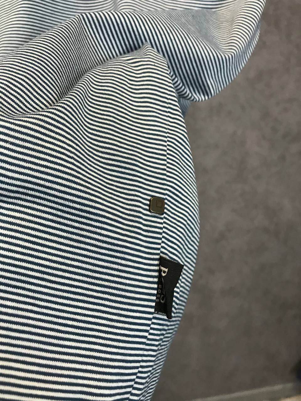 Designer × Hugo Boss Hugo Boss designer striped polo tee Size US XL / EU 56 / 4 - 4 Thumbnail