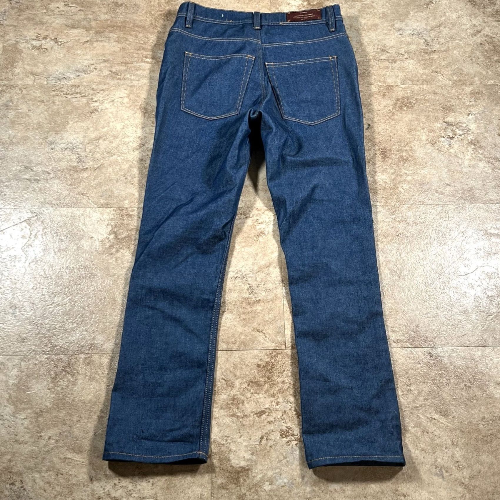 Zara Zara Jeans Men Blue Denim Size 29 32 Inseam Straight Denim Jeans Mens 29 Blue defecto Size US 29 - 3 Thumbnail