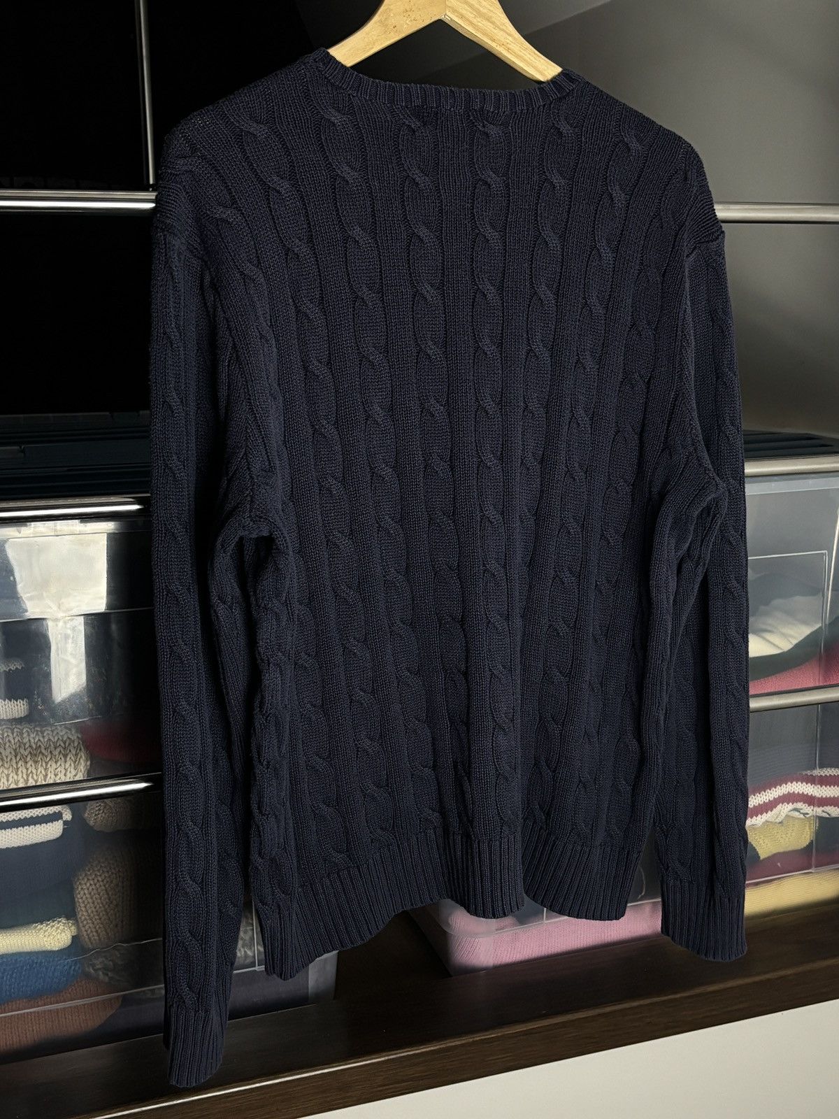 Polo Ralph Lauren Polo Ralph Lauren Cable Knit Sweater Vintage Pullover Size US L / EU 52-54 / 3 - 6 Thumbnail