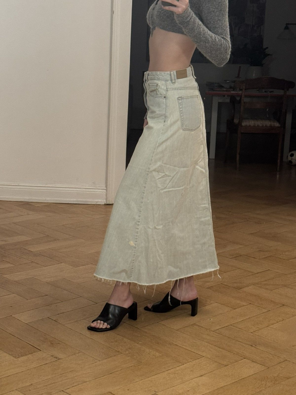 Diesel Denim midi skirt Size 26" / US 2 / IT 38 - 2 Thumbnail