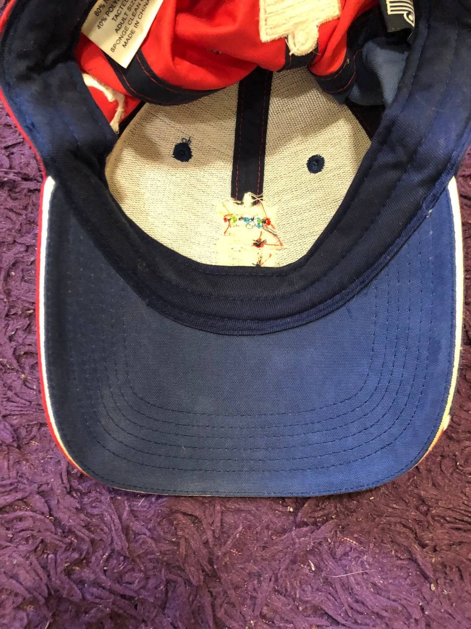 Vintage England Cricket team CAP Admiral Vodafone Size ONE SIZE - 10 Thumbnail