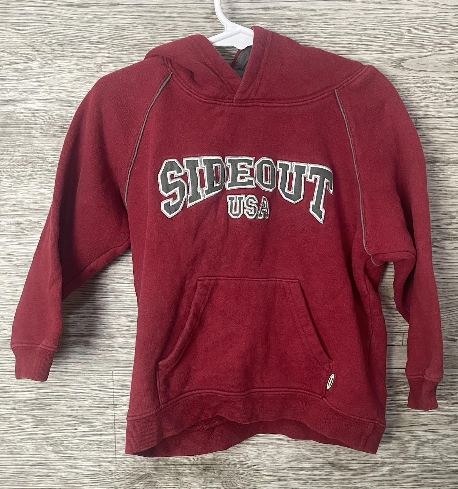 Sideout Vintage 90s Sideout Graphic Surf Skate Hoodie White Youth 4T Size US XXS / EU 40 - 1 Thumbnail