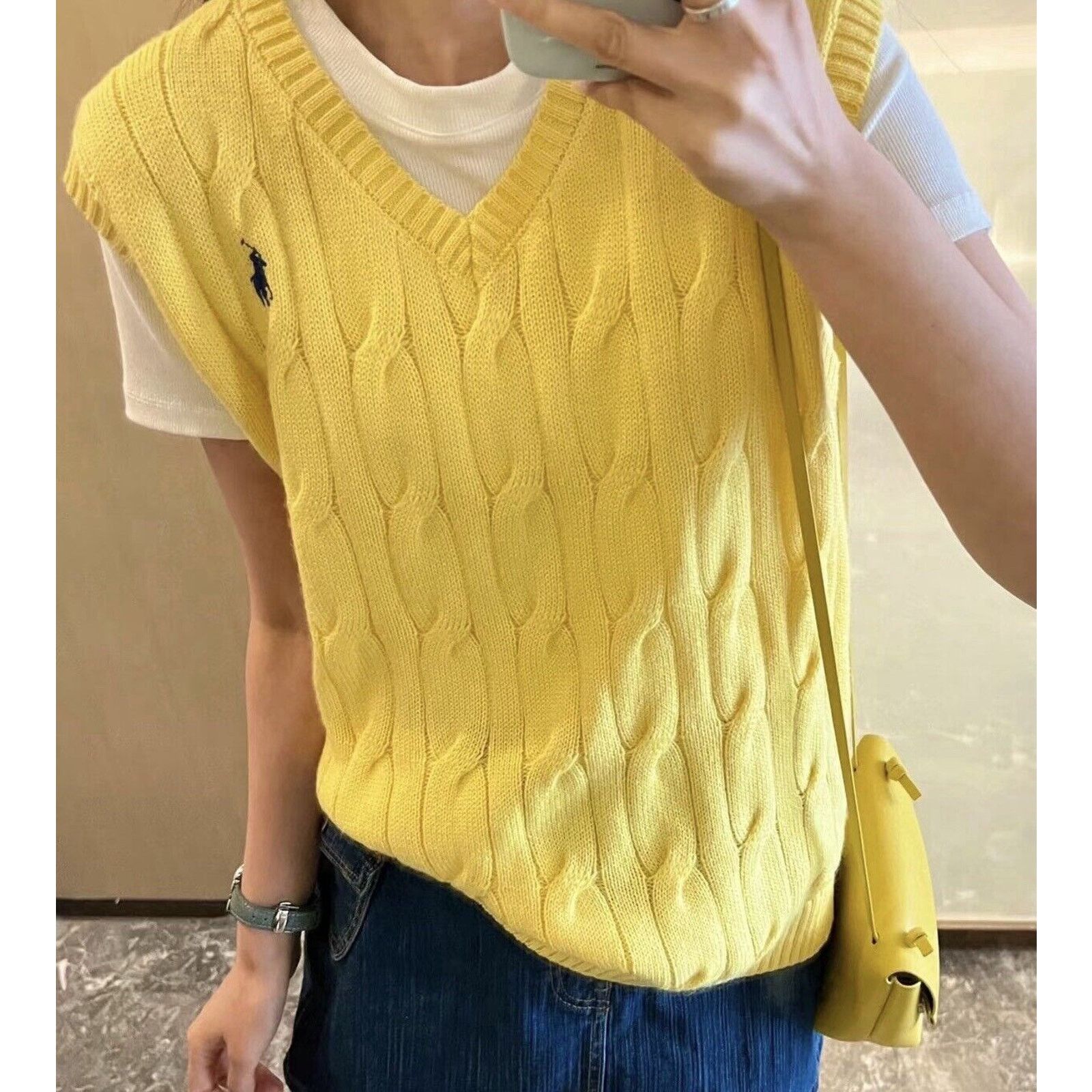Polo Ralph Lauren New Polo Ralph Lauren Cotton Sweater Vest Big kids 8-20 L Size L / US 10 / IT 46 - 7 Thumbnail