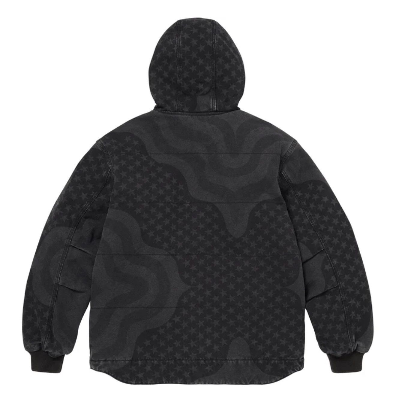 Supreme supreme black quilted flag jacket Size US M / EU 48-50 / 2 - 2 Thumbnail