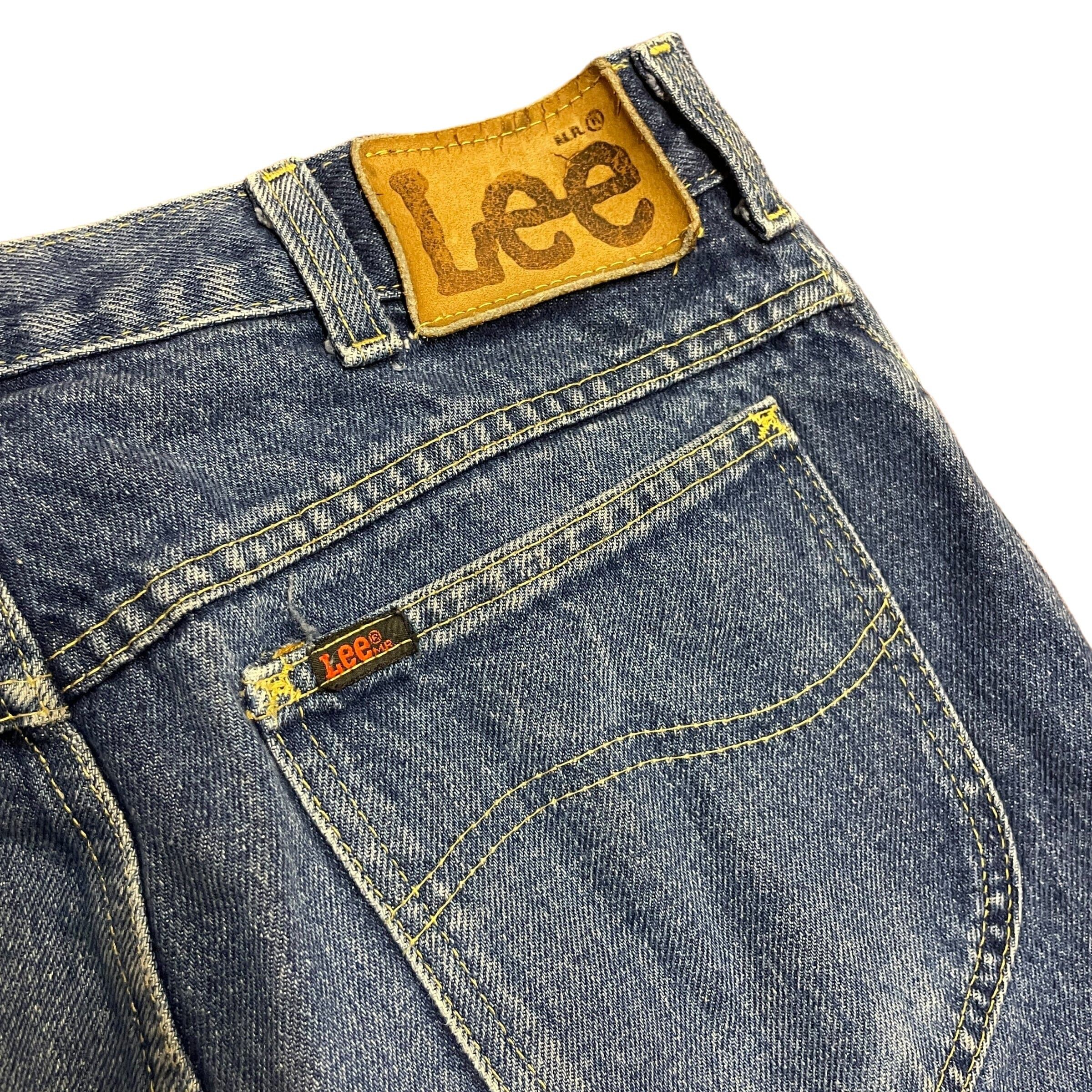 Lee 70s Lee Riders Vintage Denim Jeans With Talon 42 Zipper Size 31" Size US 31 - 4 Thumbnail