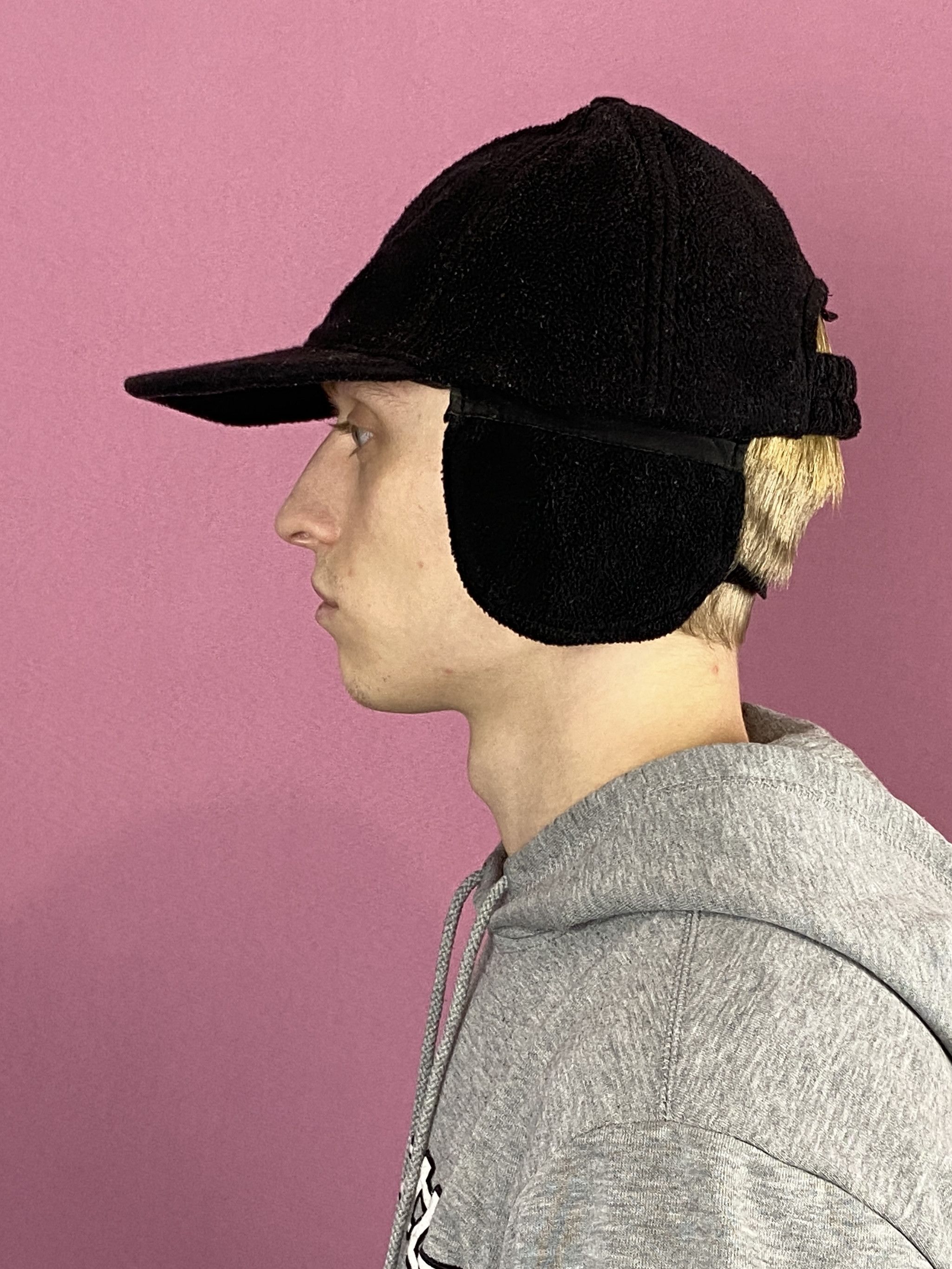 Nike × Vintage 90s Nike Vintage Trapper Hat Cap Size ONE SIZE - 3 Thumbnail
