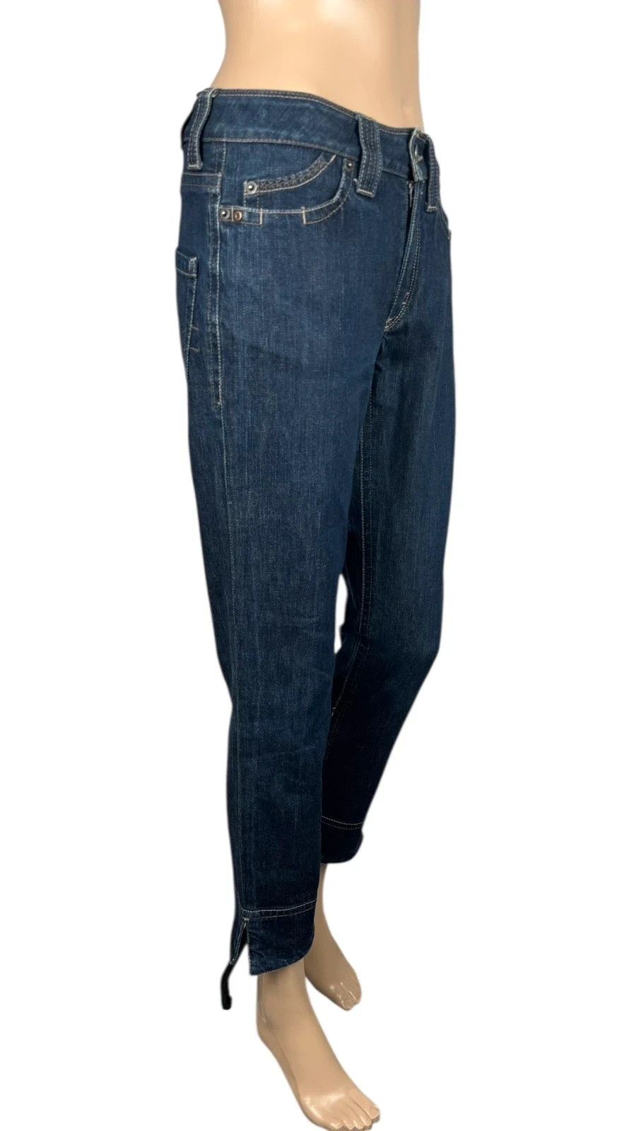Sportmax Sportmax Code Vintage Crop Jeans Slim size US4 I38 Size 27" / US 4 / IT 40 - 4 Thumbnail