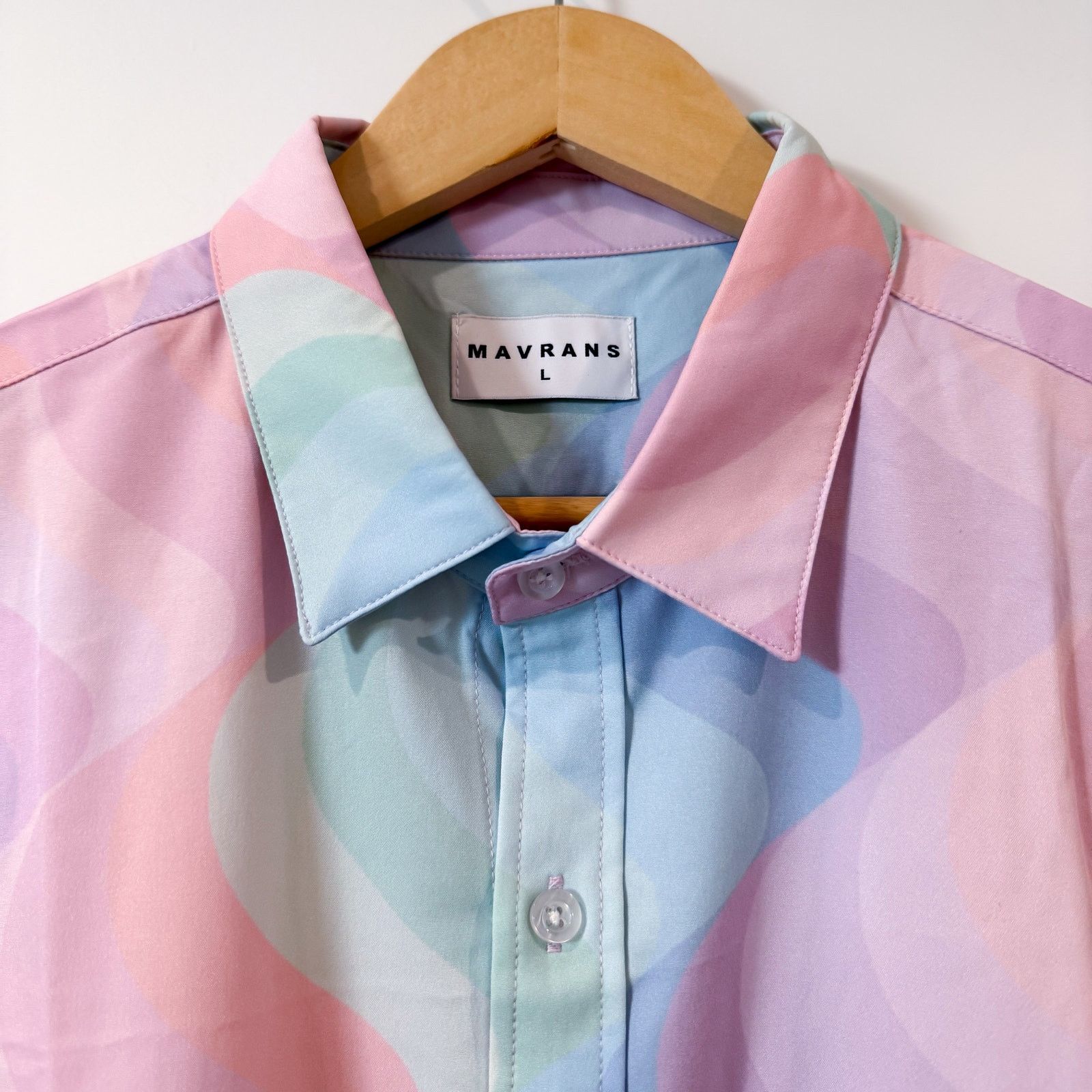 Bonobos MAVRANS Wavy Weekend Shirt Pastel Rainbow L Size US L / EU 52-54 / 3 - 4 Thumbnail
