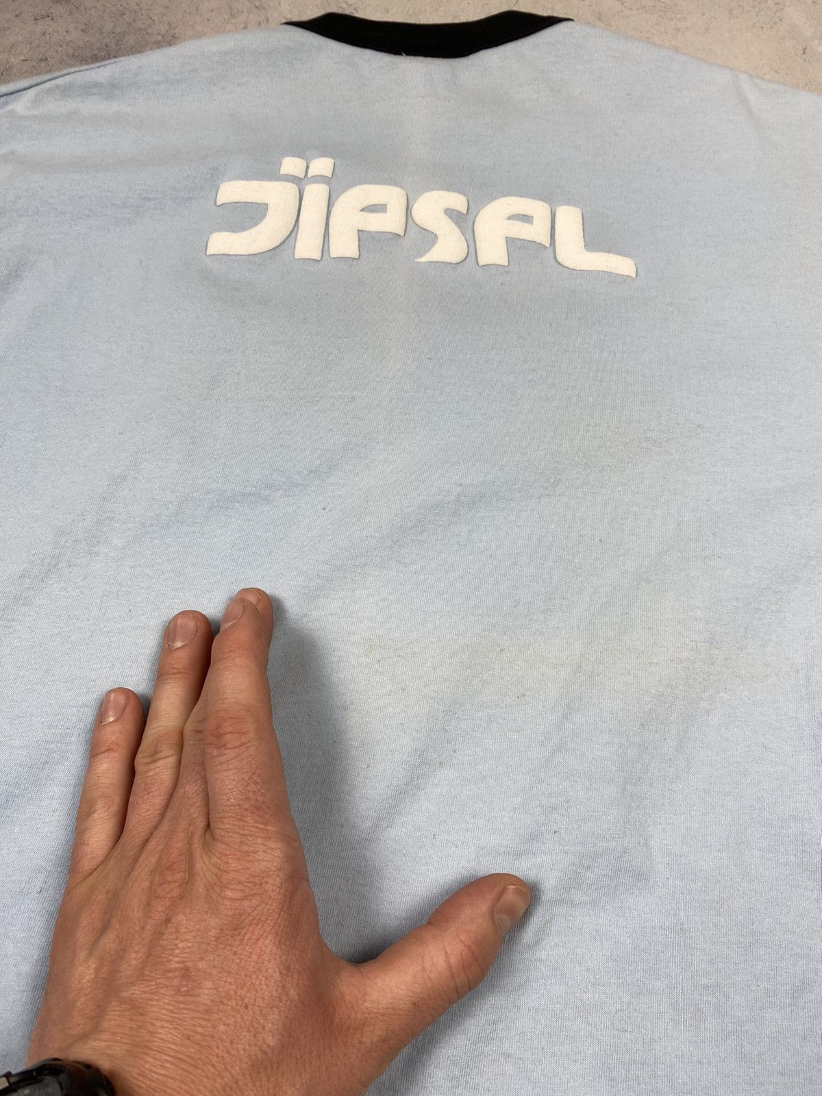 Diesel Vintage 90's Diesel Ultra Violent Skin Block T-Shirt Size XL Size US XL / EU 56 / 4 - 16 Thumbnail