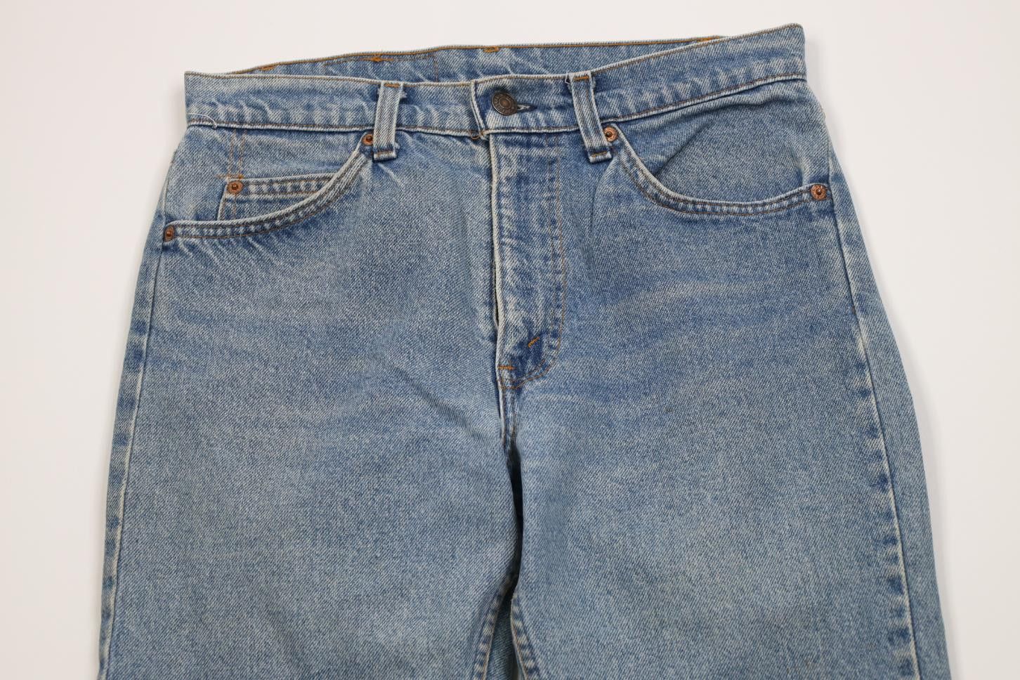 Levi's Vintage 80s Levis 505 Orange Tab Regular Straight Leg Jeans Size US 30 / EU 46 - 2 Thumbnail