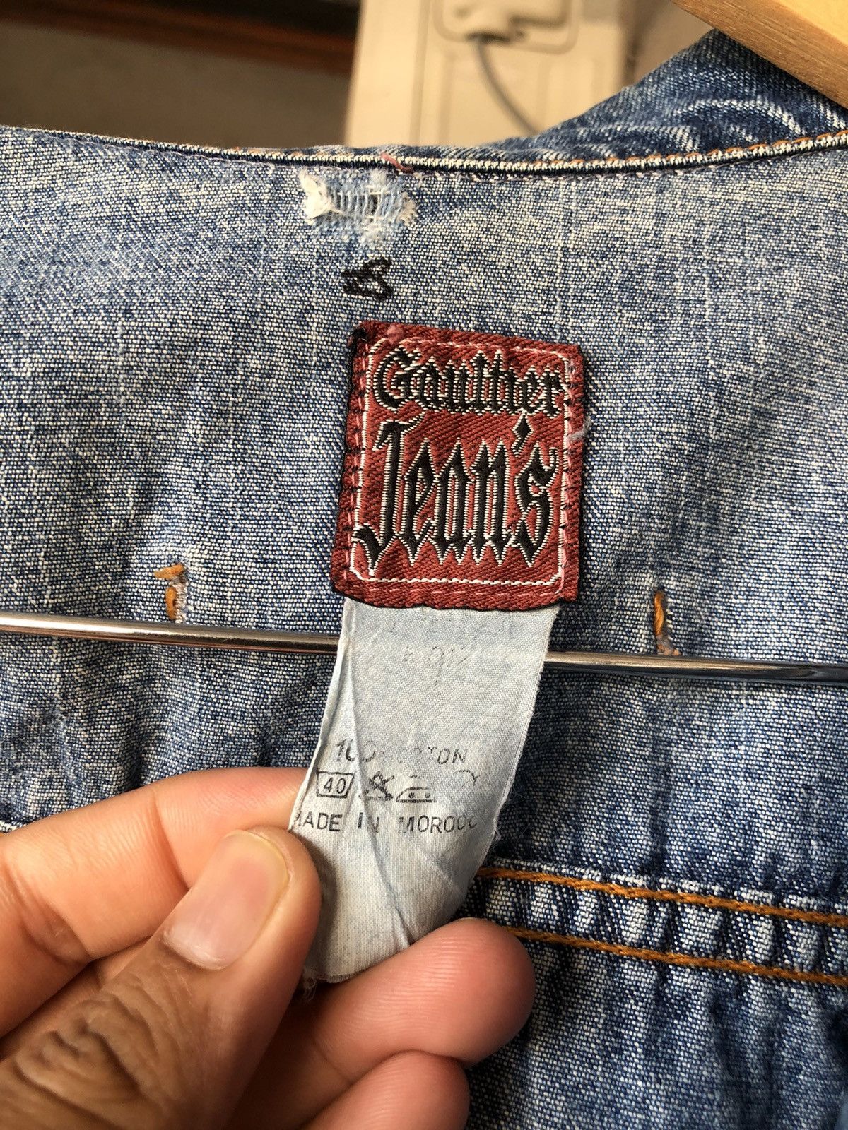 Jean Paul Gaultier Vintage 90s Jean Paul Gaultier Denim Trucker Jacket Size US M / EU 48-50 / 2 - 6 Thumbnail
