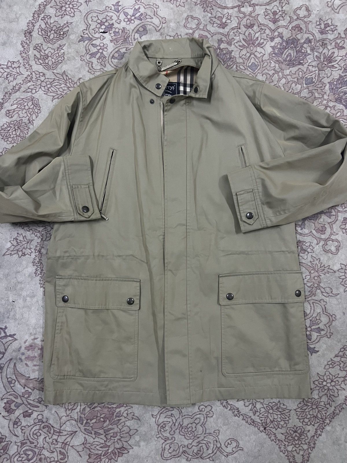 Burberry RARE Vintage Burberrys Japan C-TK83 Military Jacket Khaki Size US M / EU 48-50 / 2 - 2 Thumbnail