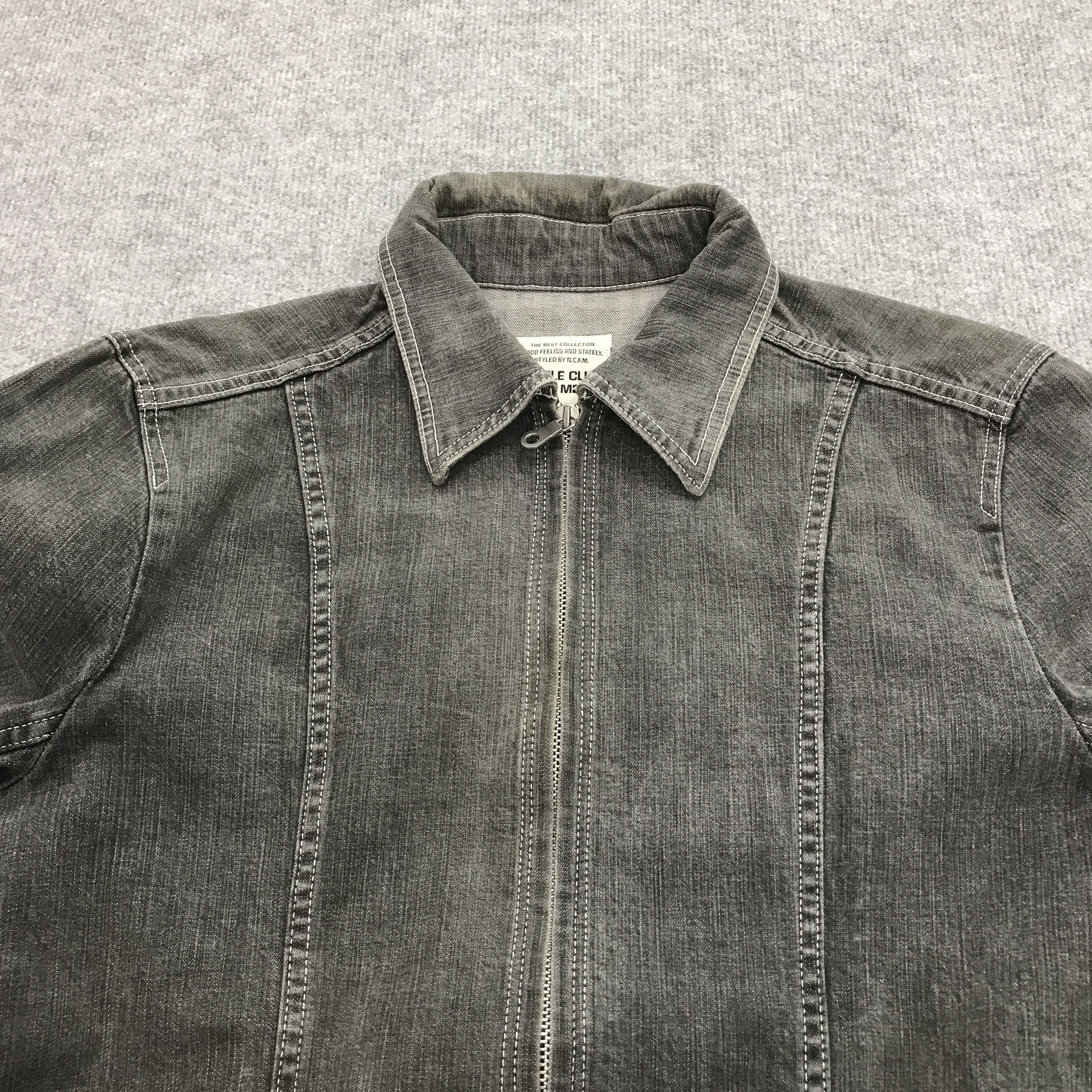 Japanese Brand × Nicole Club NICOLE CLUB FOR MEN UP ZIPPER BLACK FADED STYLE JACKET Size US S / EU 44-46 / 1 - 10 Thumbnail