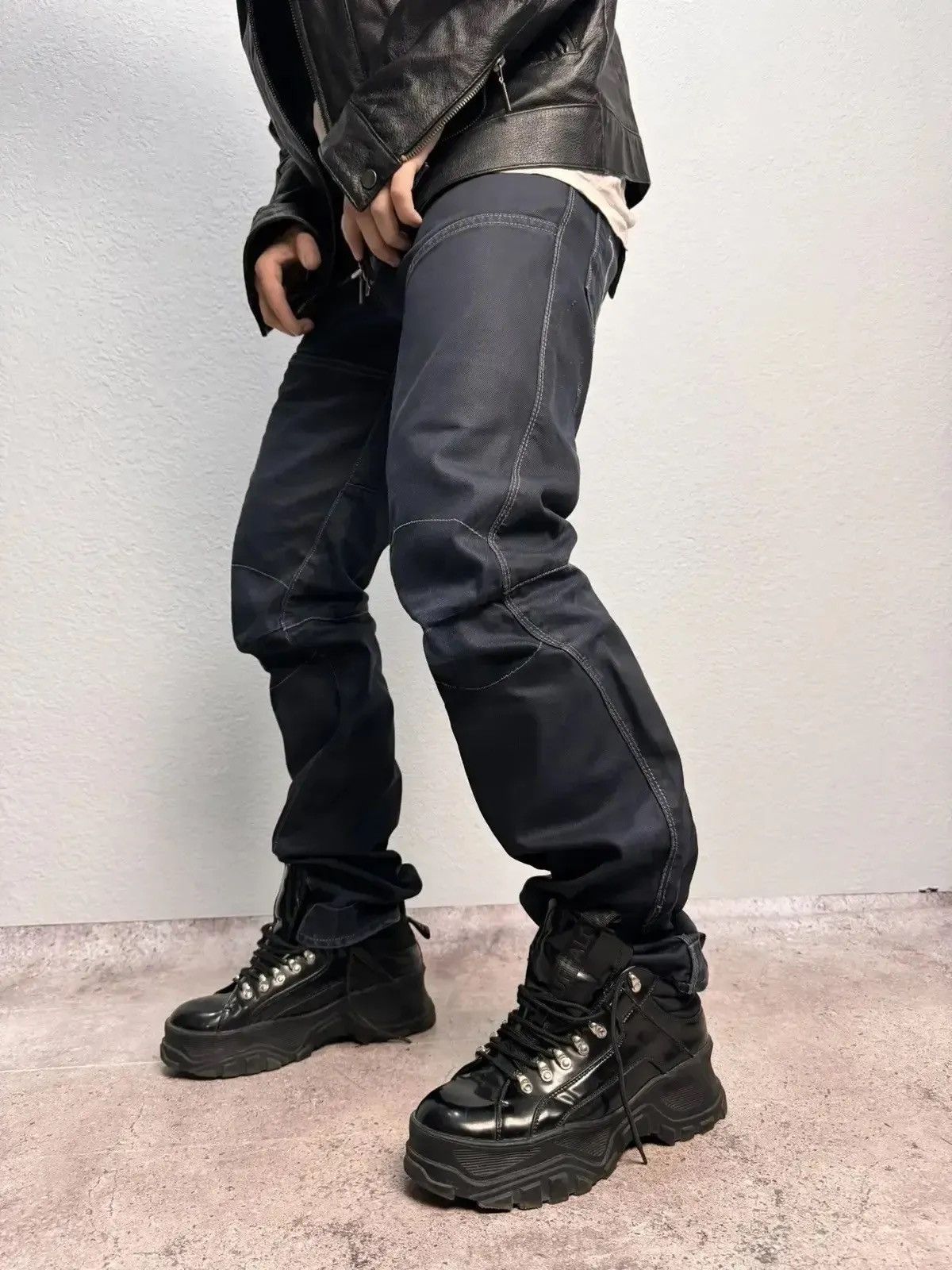 Vintage SALE💣💣 Junya Watanabe Style G Star raw Bondage Cargo Pans Size US 31 - 2 Thumbnail