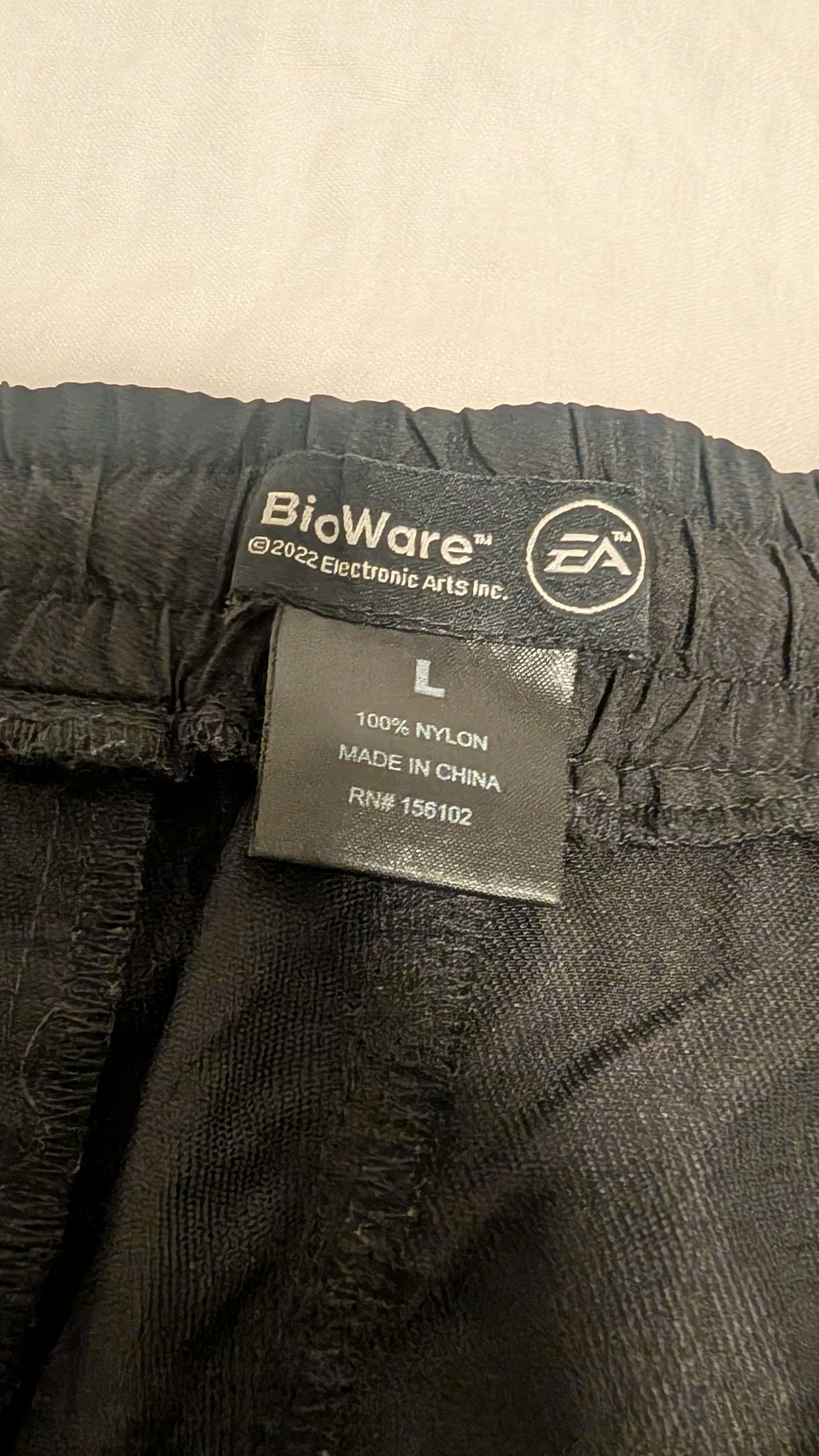 Other Bioware Gear x Mass Effect N7 Drawstring Shorts - Black - L Size US 33 - 4 Thumbnail