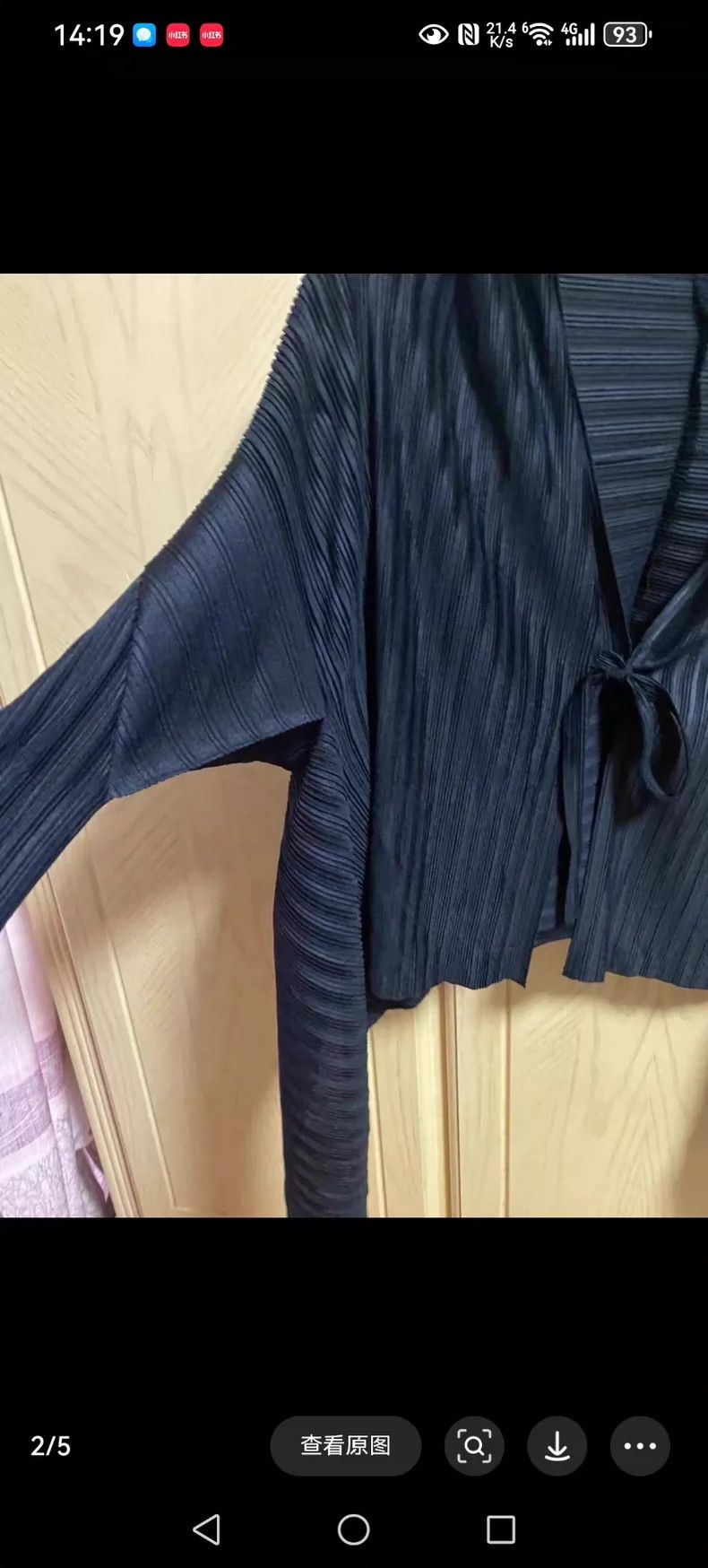 Issey Miyake Issey Miyake size:3 Black versatile shawl jacket Size XS / US 0-2 / IT 36-38 - 2 Thumbnail