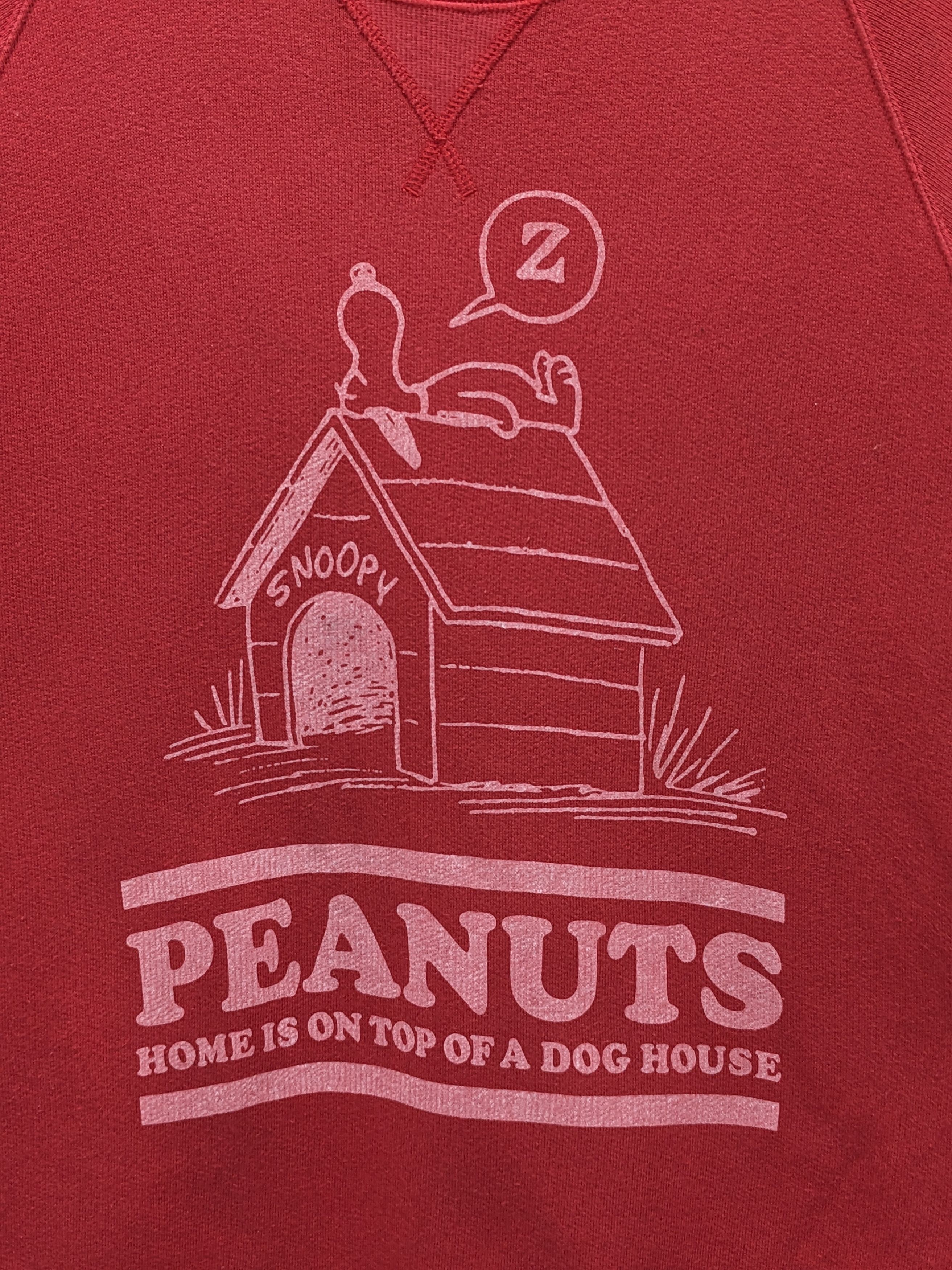 Cartoon Network × Uniqlo Japanese Brand Red Peanuts Snoopy Doghouse Graphic Raglan Size US L / EU 52-54 / 3 - 3 Thumbnail