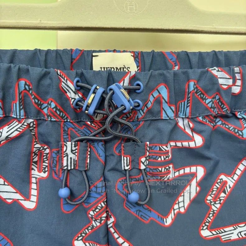 Hermes Hermes Blue printed shorts Size 25" / US 0 / IT 36 - 3 Thumbnail