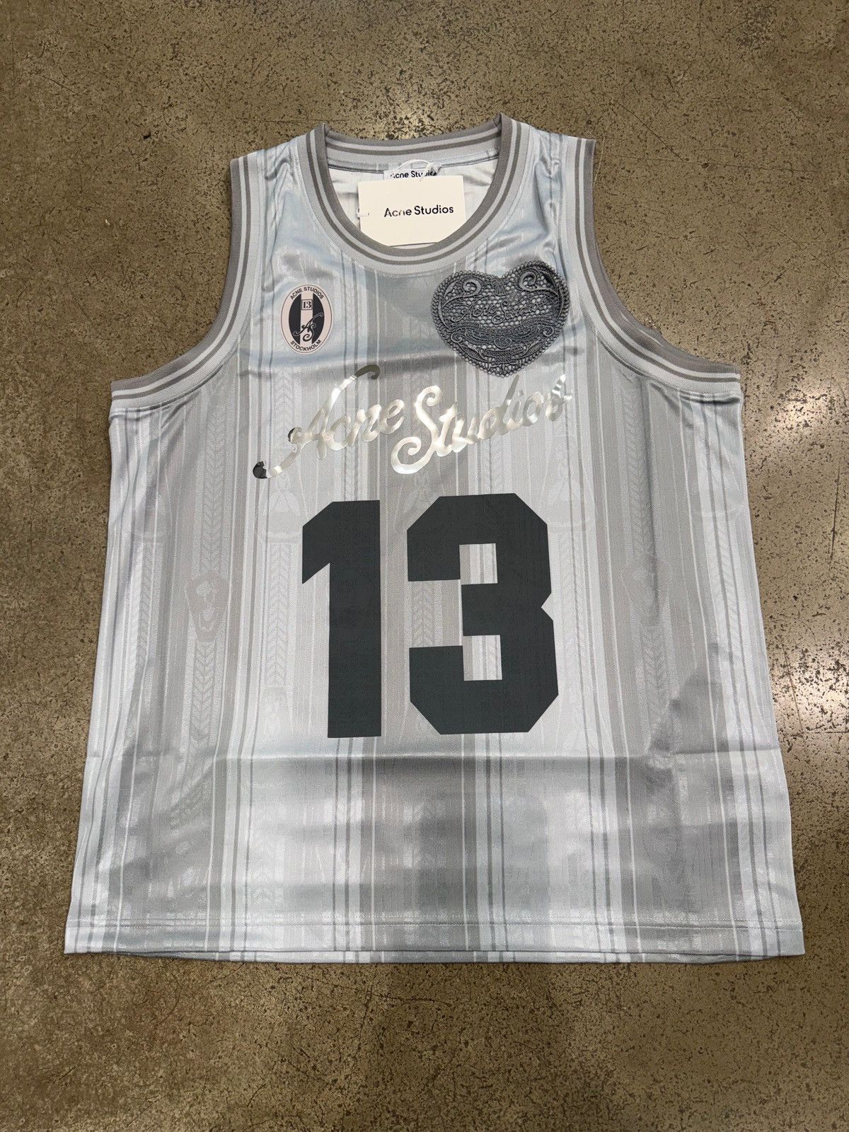 Acne Studios ACNE STUDIOS - Jersey Grey Size US L / EU 52-54 / 3 - 1 Thumbnail