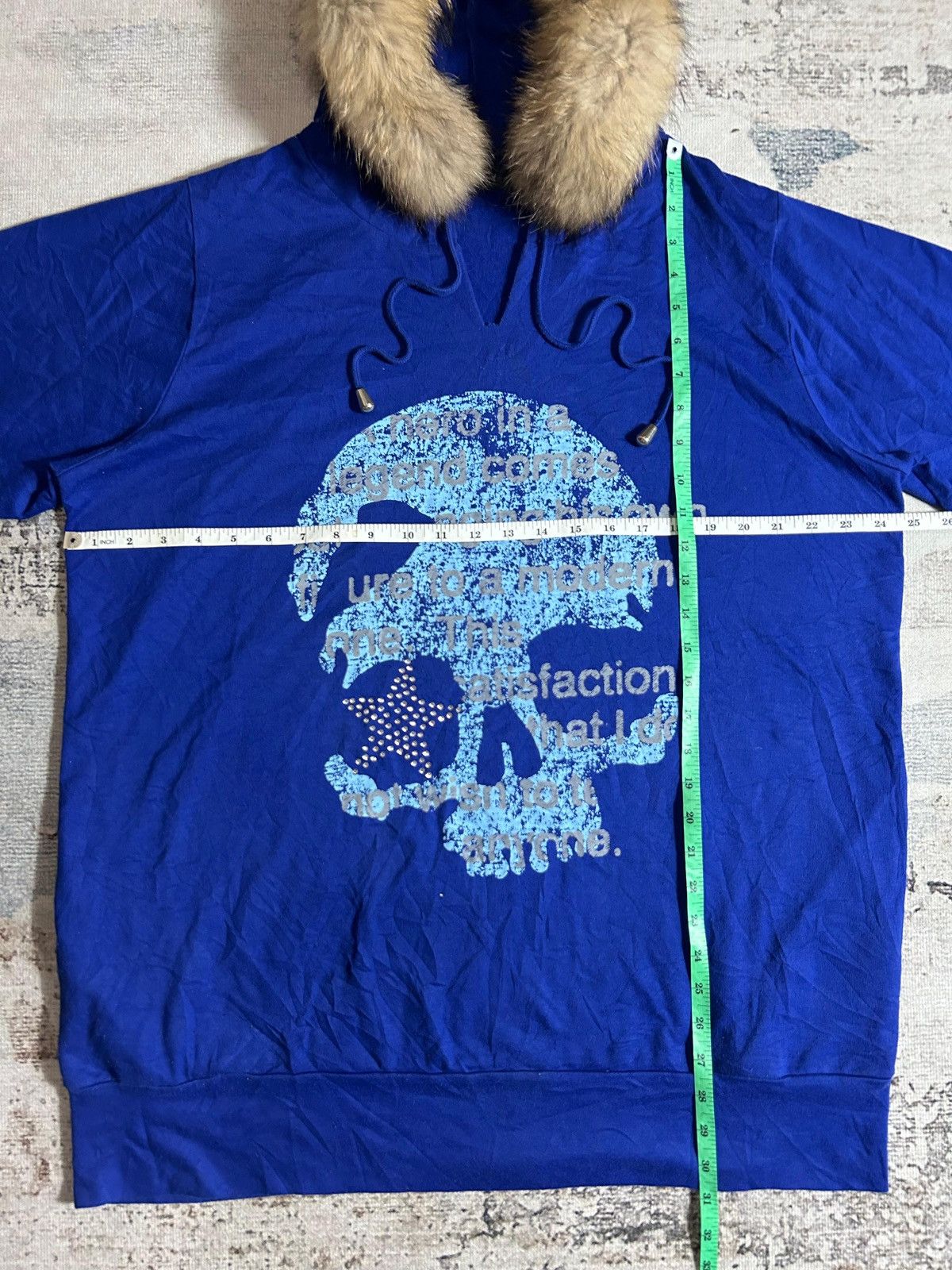 If Six Was Nine JapanPoem Skull LGB IfSixWasNine Style Faux Fur Zip Hoodie Size US L / EU 52-54 / 3 - 3 Thumbnail