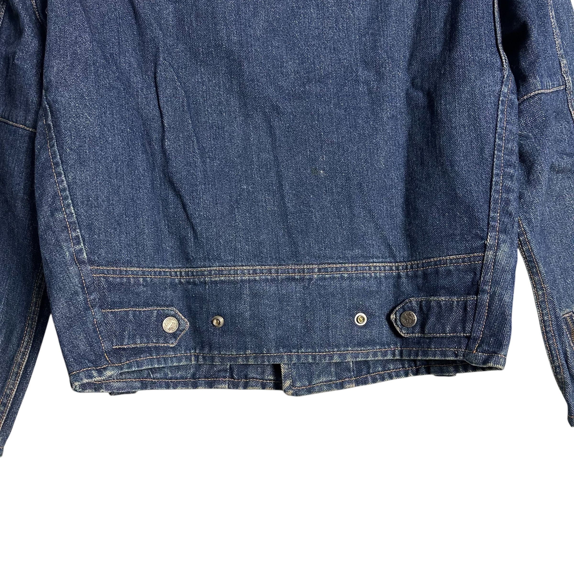 Gianfranco Ferre 🔥RARE🔥Vintage Gianfranco Ferre Double Collar Denim Jacket Size US L / EU 52-54 / 3 - 8 Thumbnail