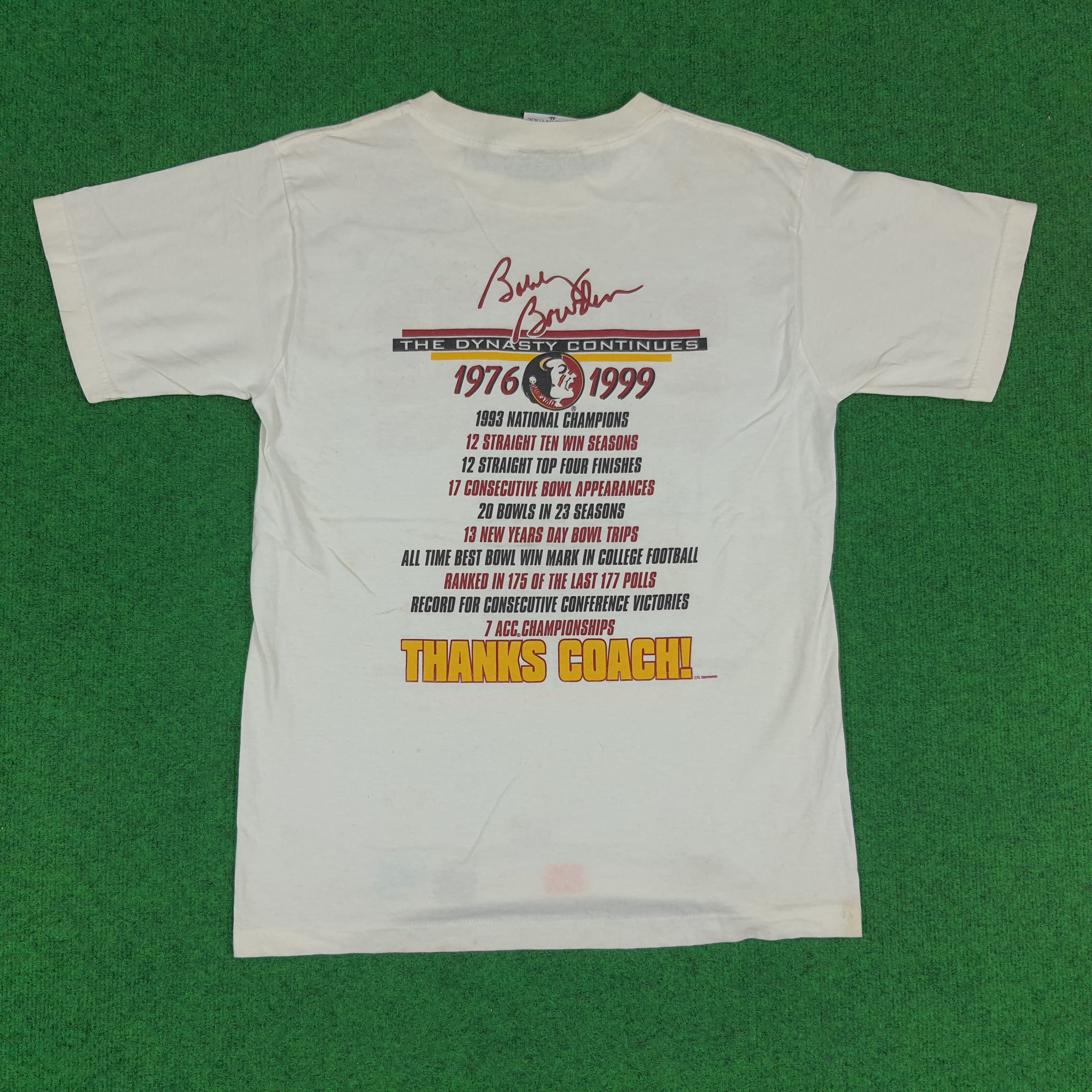 Other Vintage Bobby Bowben American Footballer Coach T-shirt Size US M / EU 48-50 / 2 - 4 Thumbnail