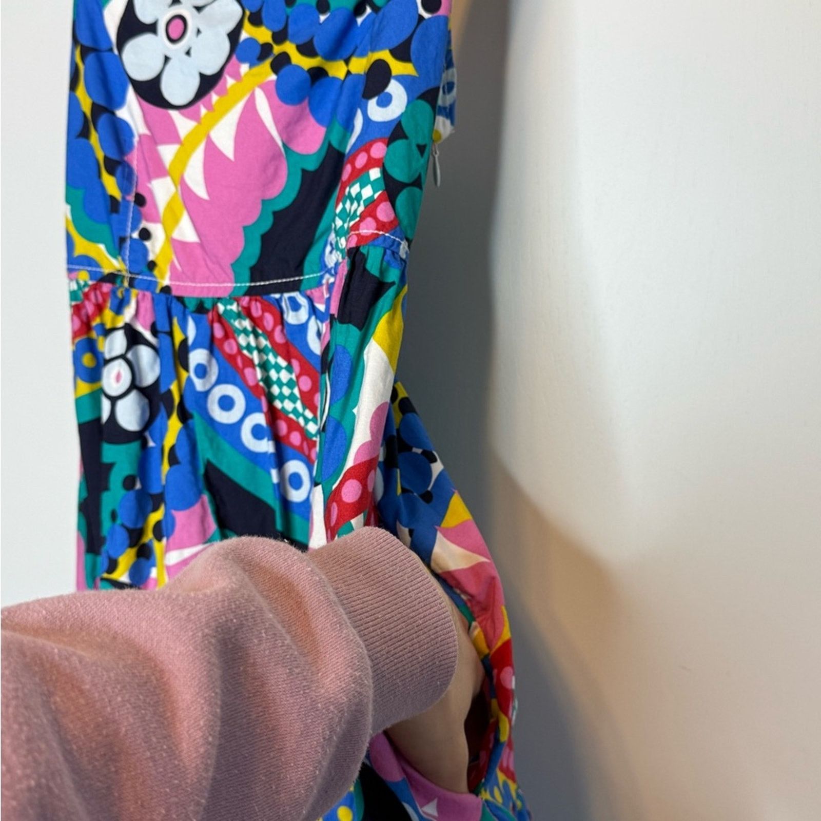 J.Crew J Crew Ratti Kaleidoscope Floral Maxi Apron Dress 4 Size M / US 6-8 / IT 42-44 - 11 Thumbnail
