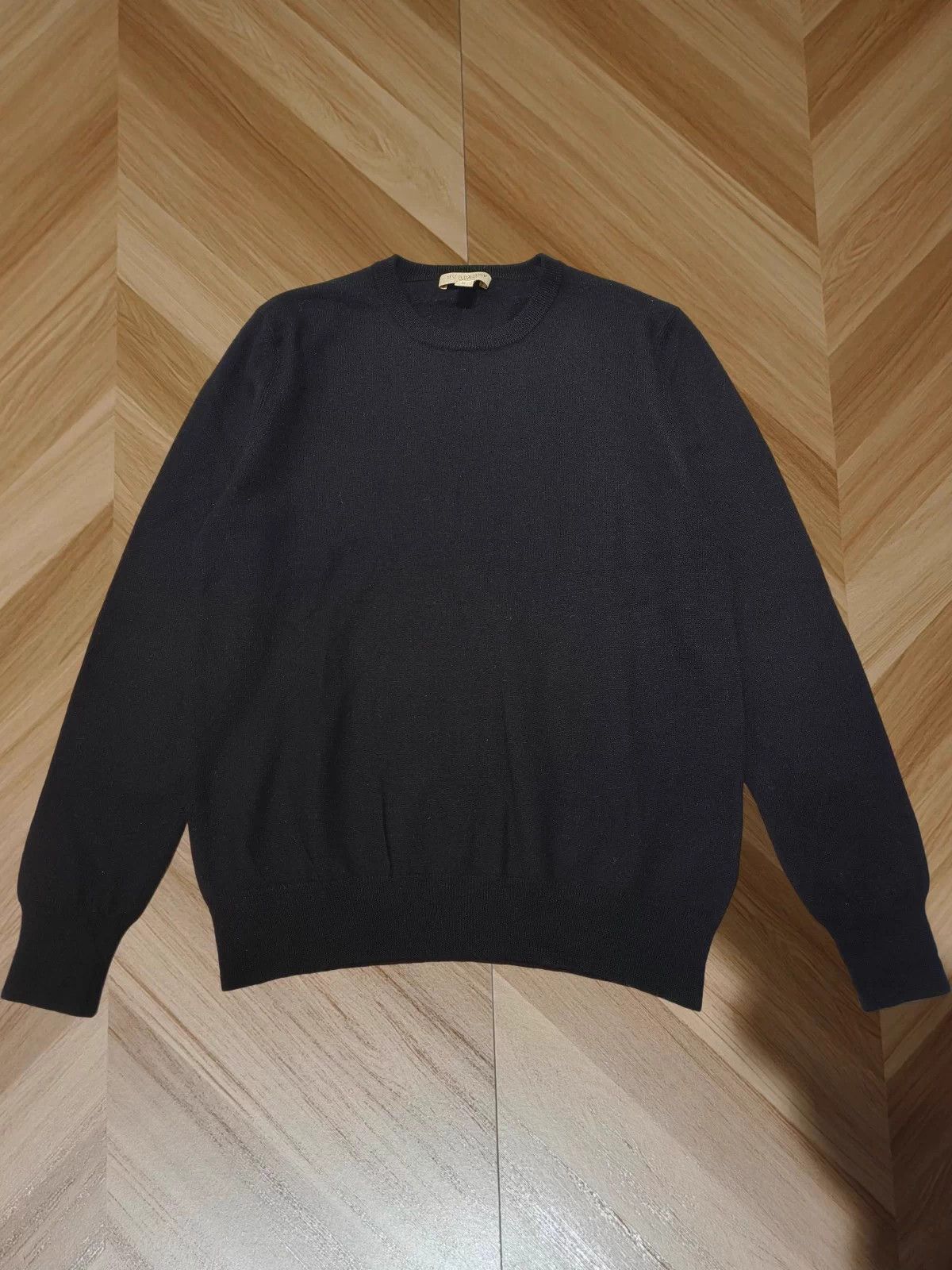 Burberry 99 New Burberry Check Patch Knit Sweater M Size US M / EU 48-50 / 2 - 2 Thumbnail